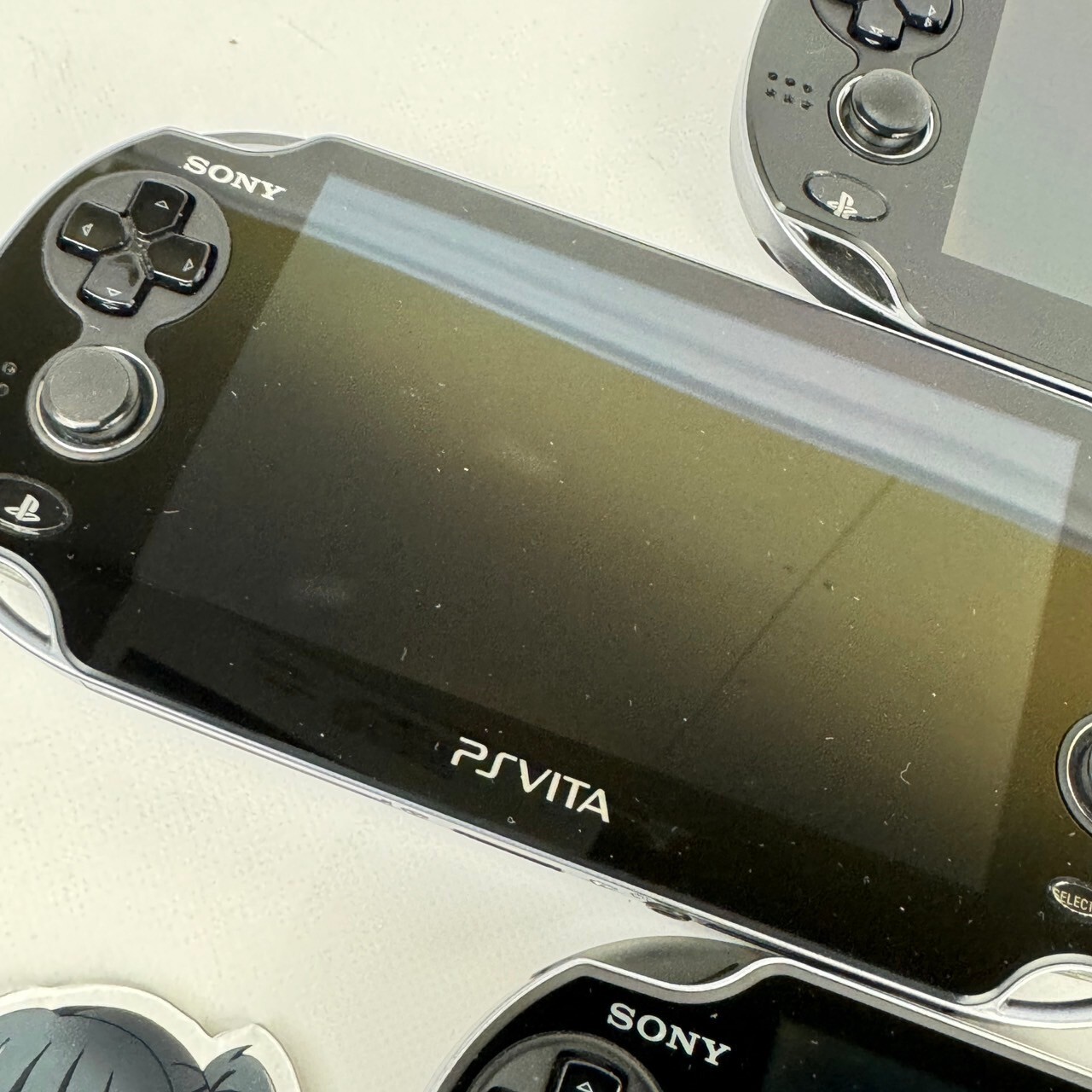 Sony PlayStation PS Vita PCH-1100 Crystal Black 3G/Wi-Fi Model 1 Console ONLY