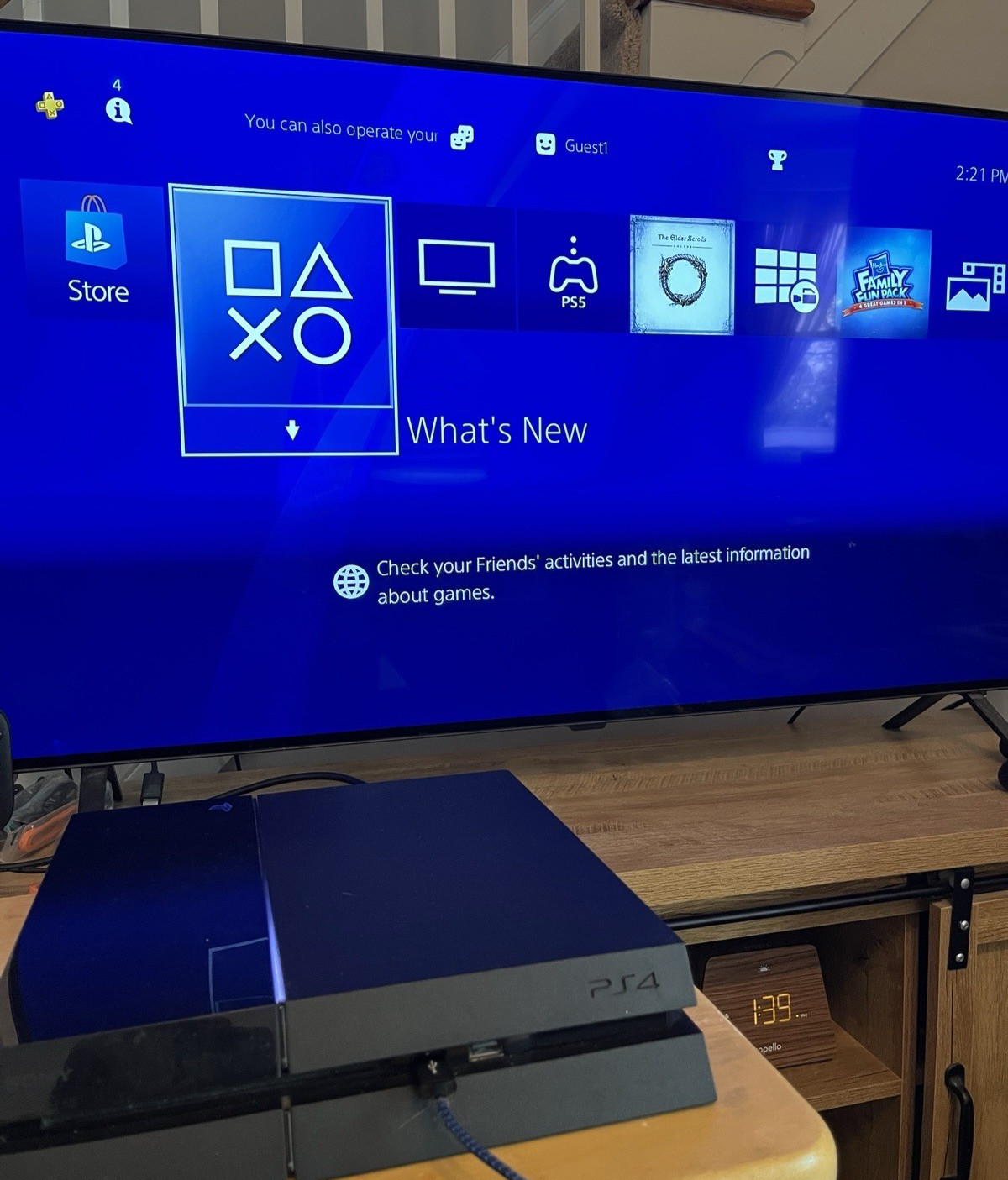 Sony PlayStation 4 CUH-1115A 500GB Console with Hookups Cleaned Tested & Working