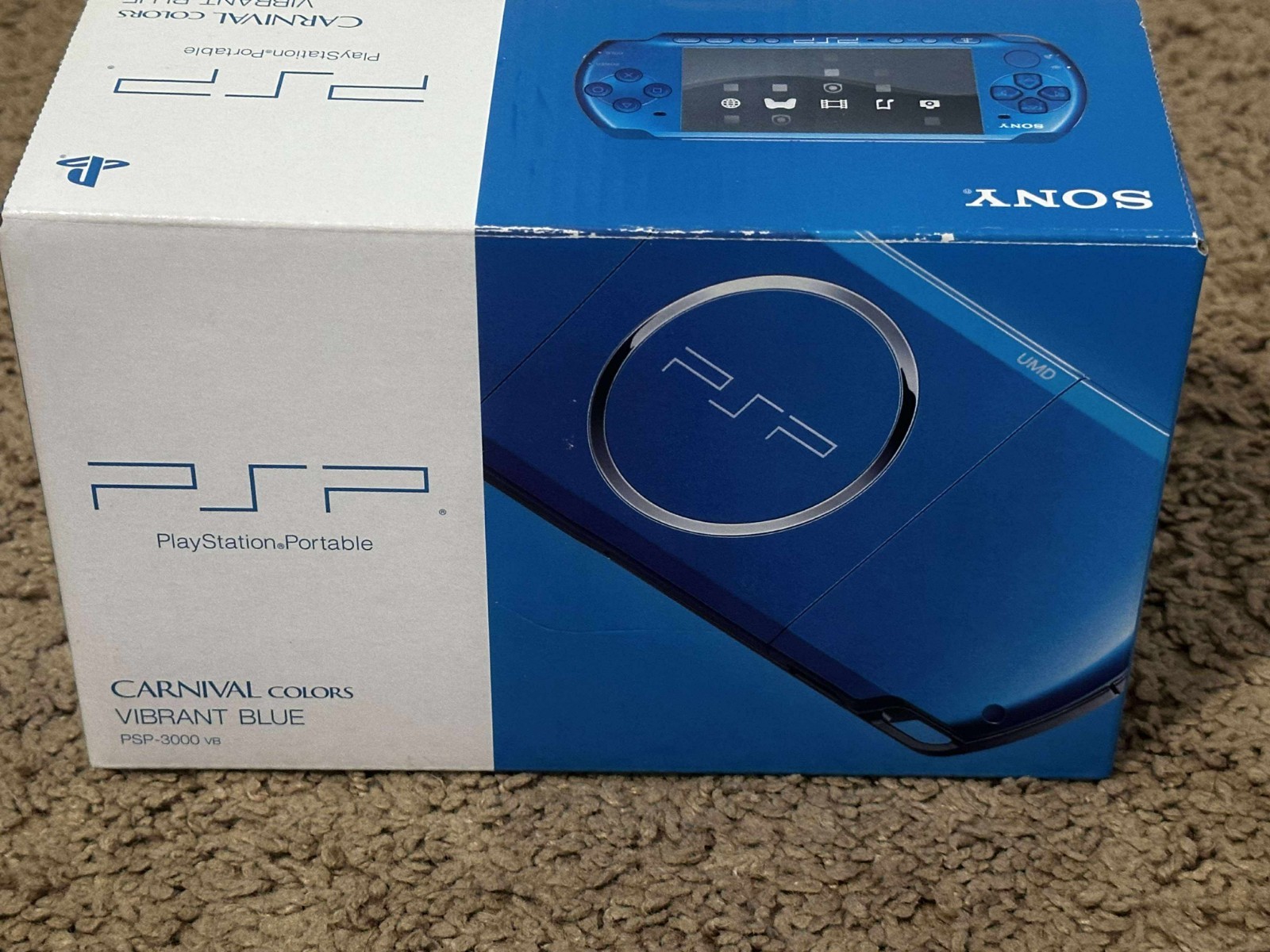 Sony PlayStation PSP 3000 Blue with Box | Charger | Battery – SHIP IN 1-DAY