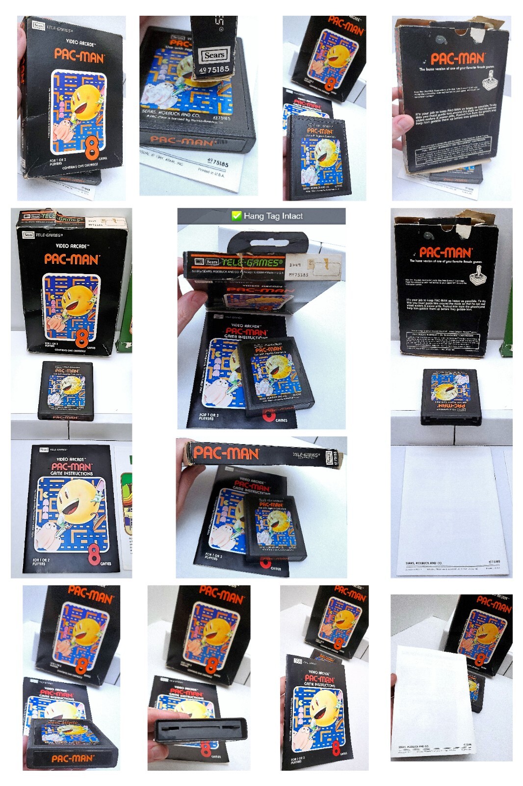 🕹️ $765 RARE 1983 Sears Video Arcade II Console +15 CIB ATARI 2600 GAMES 3 Tix