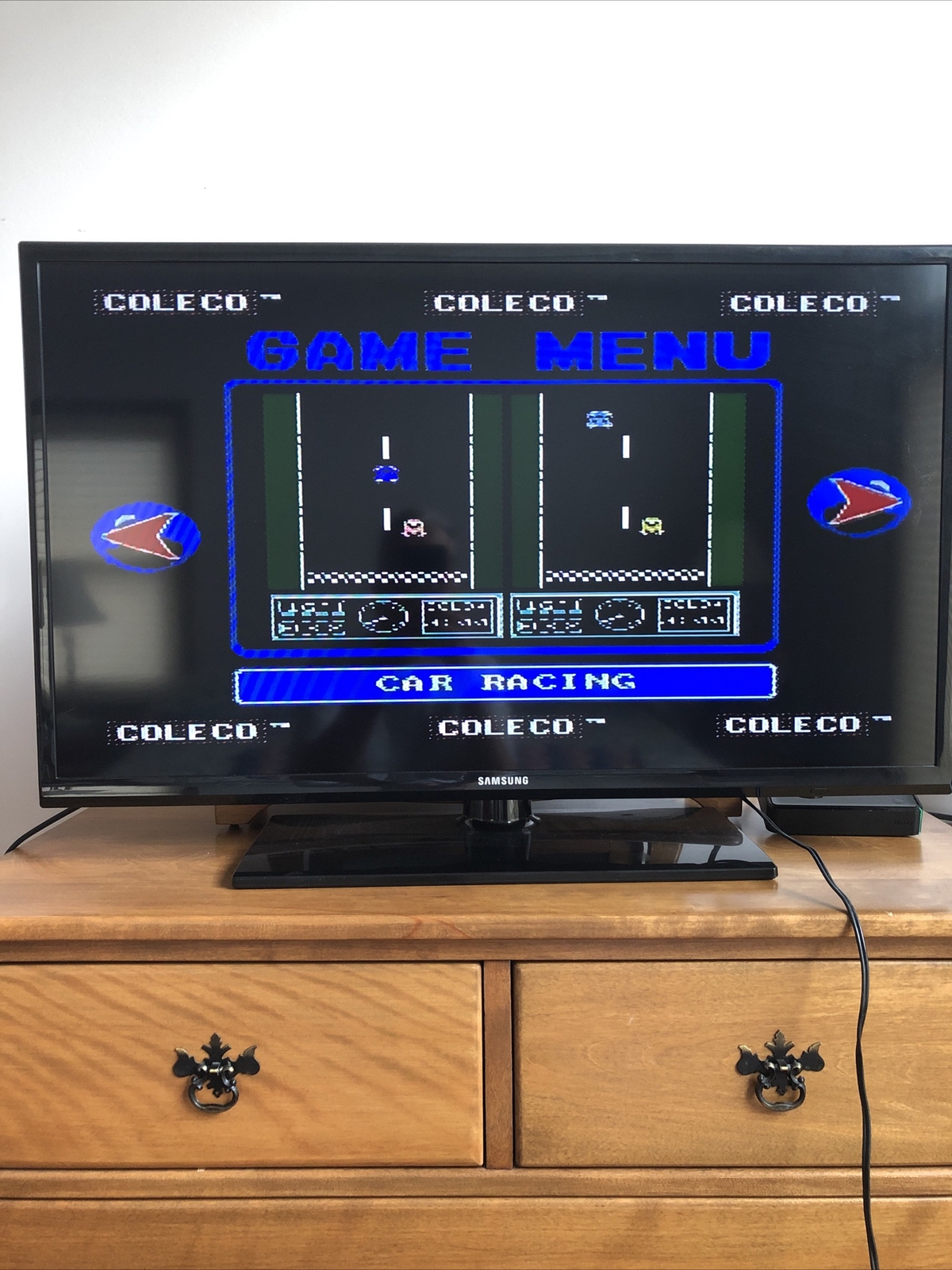 2005 Coleco Video Game System 6 Built-In Games wManual Plug&Play RCA Jack TESTED