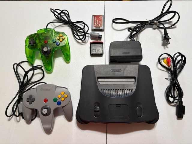 Nintendo 64 Black Console (NTSC-J) with Huge Lot of 25 Games! Tested and Works!