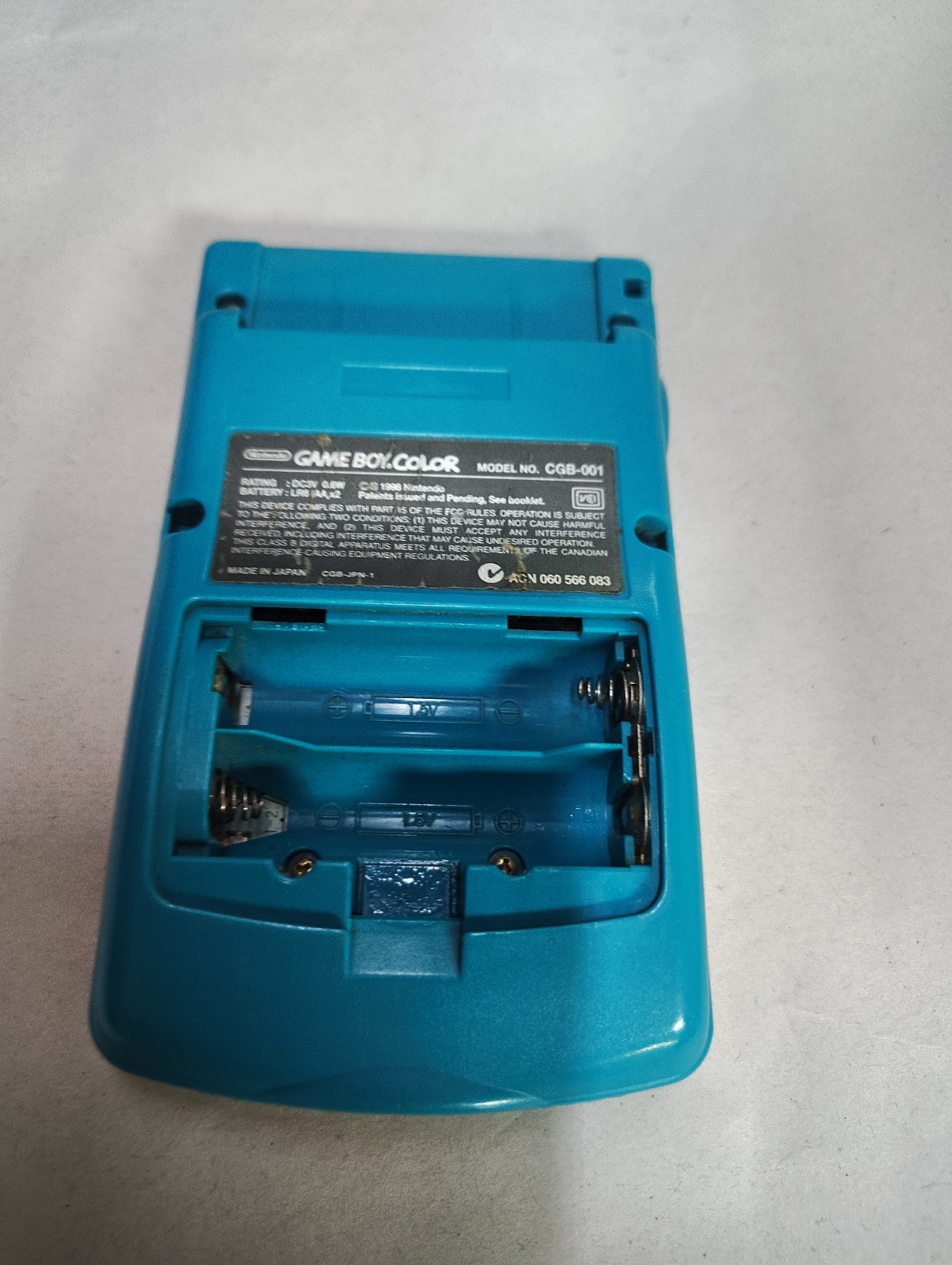 Nintendo Game Boy Color CGB-001 Teal Tested
