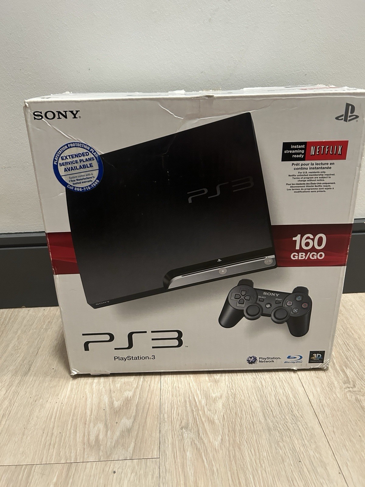 Sony PlayStation 3 PS3 Console Slim 160GB – Used In open box