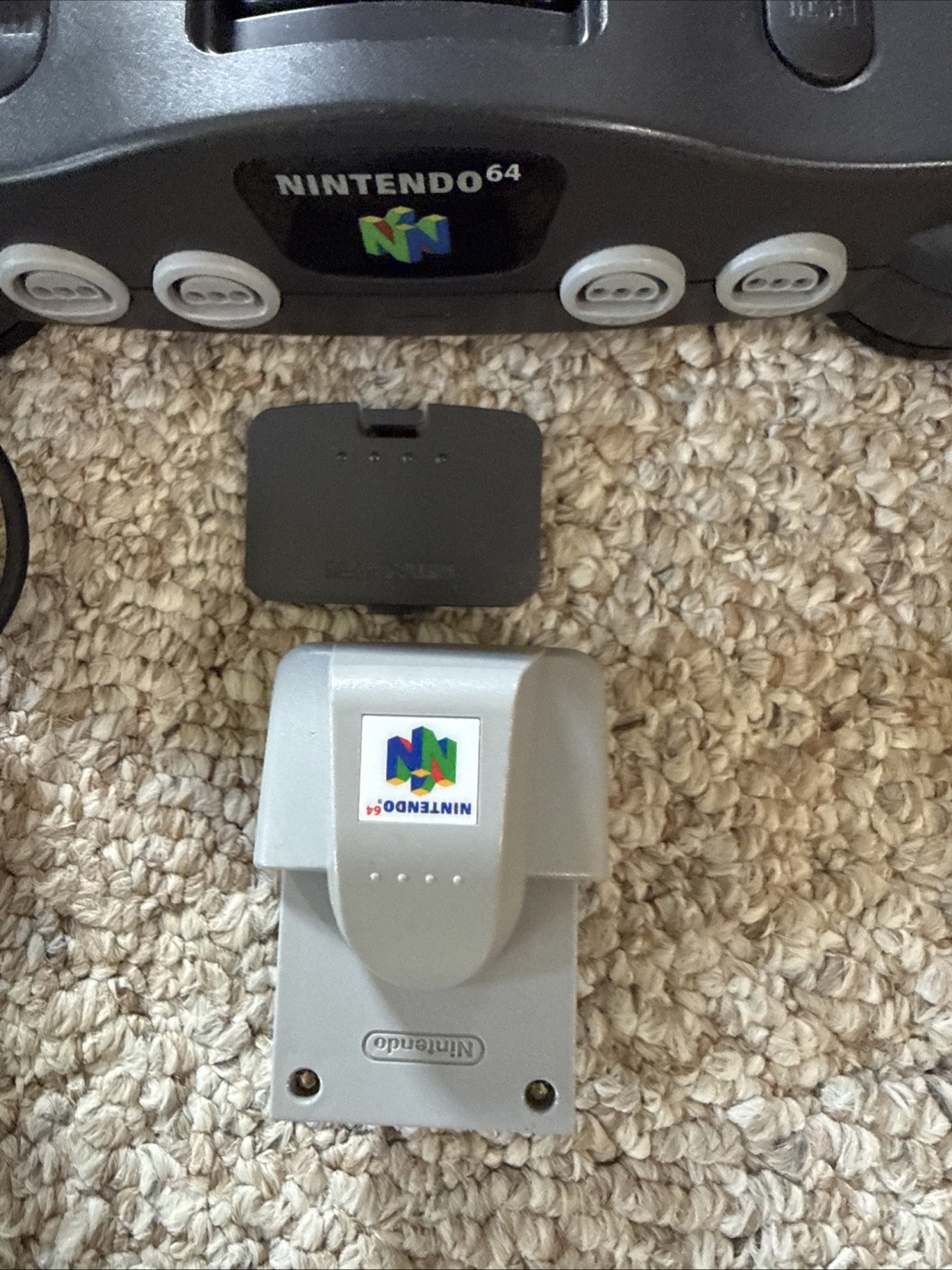 Vintage Nintendo 64 N64 Bundle W Controllers