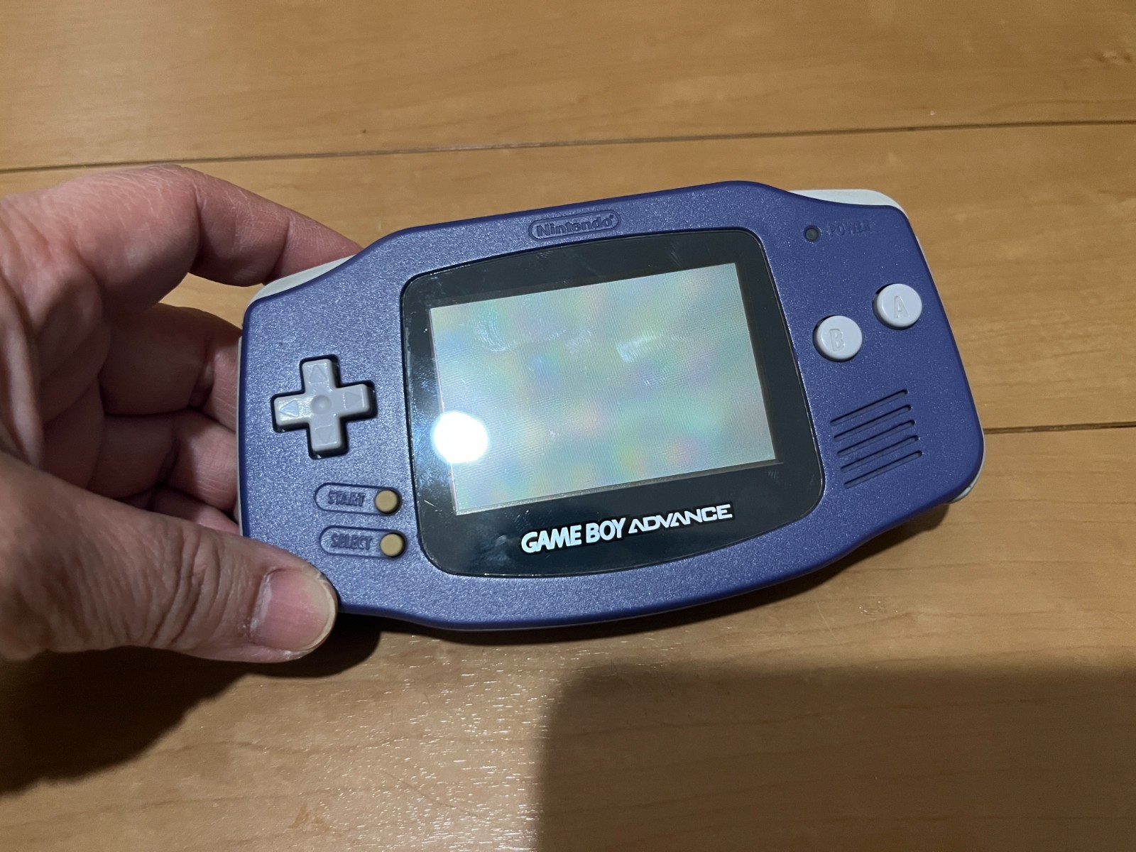 GameBoy Advance Violet Color console and 2 Games GBA