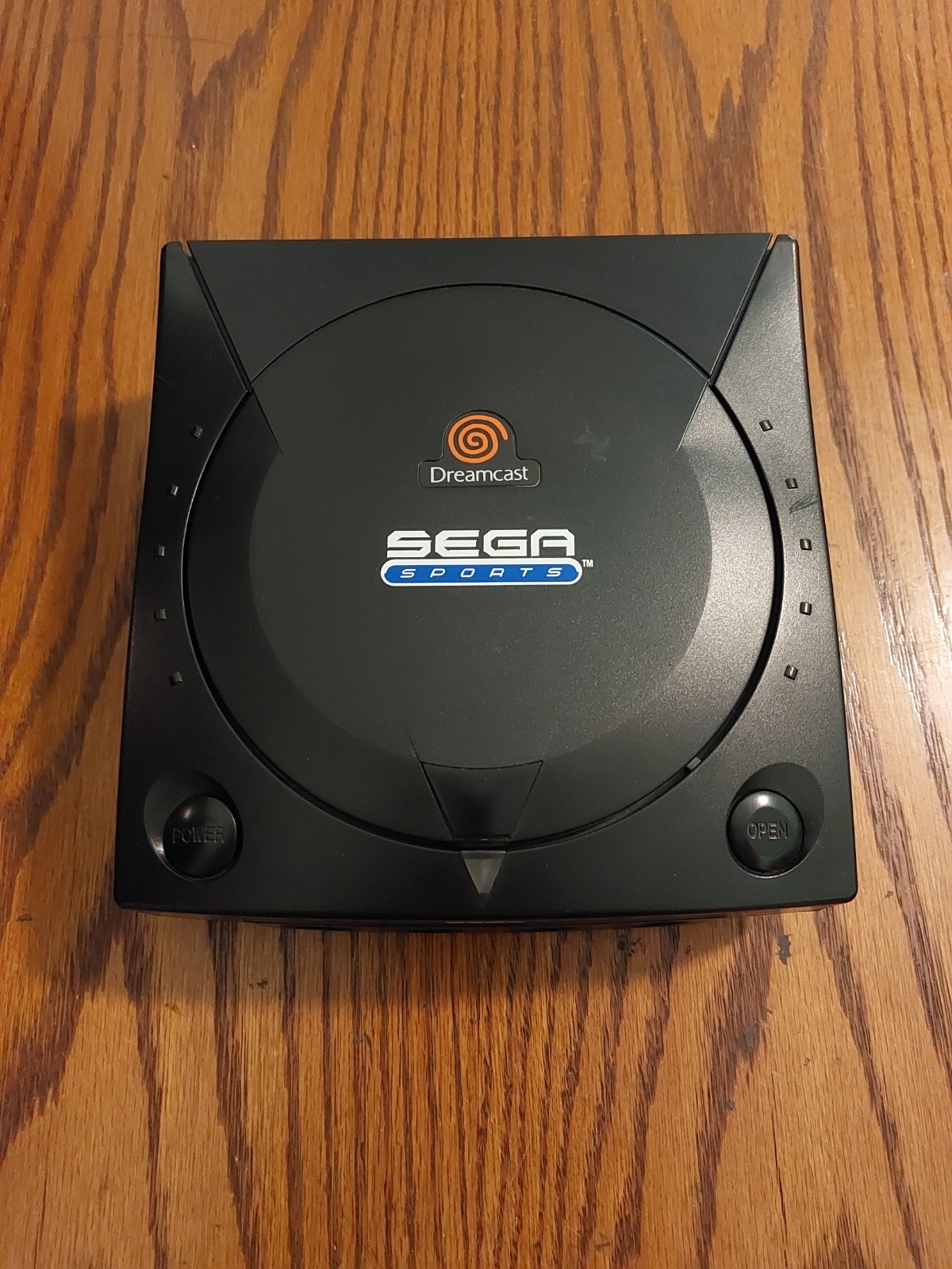 Sega Dreamcast Console – Black Sega Sports Edition BUNDLE w/ 2 Controllers & VMU