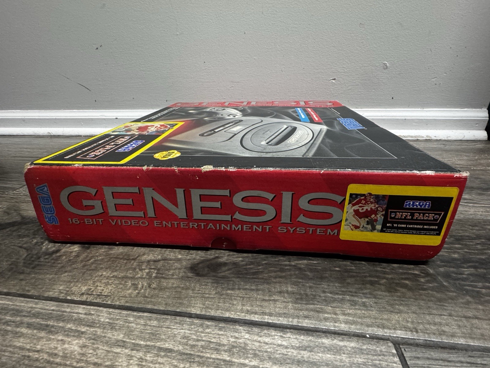 Sega Genesis Sports System – Complete CIB NFL Football 95 Console Lot