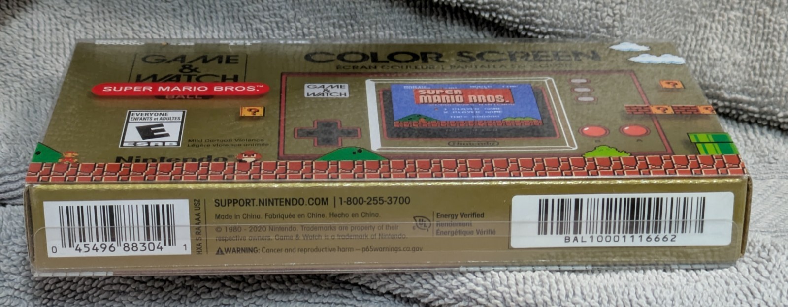 Nintendo Game and Watch: Super Mario Bros. Handheld Game System – New