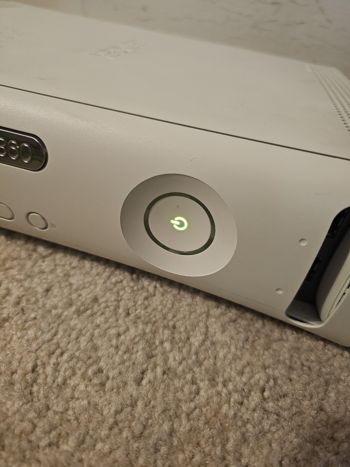 Microsoft Xbox 360 White Console With 8 Games Tested Works