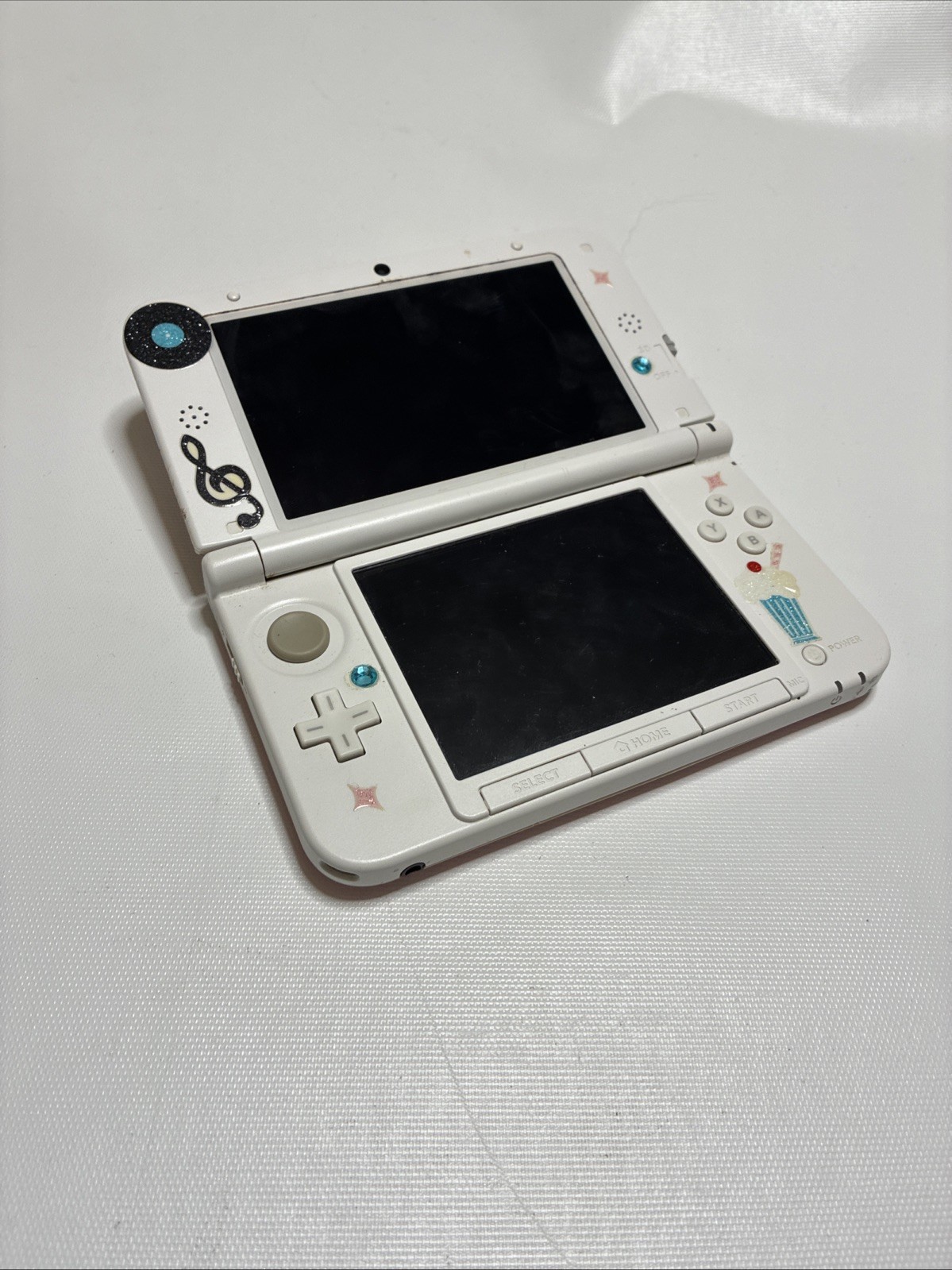 *PARTS* Nintendo Nintendo 3DS XL Handheld System Console Pink/White SPR-001 USA