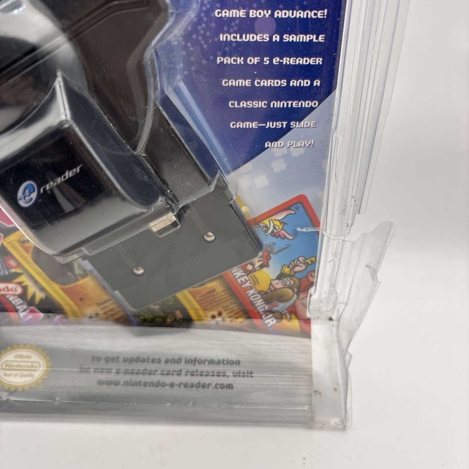 Nintendo Game Boy Advance GBA e-Reader AGB-014 Damaged Packaging NO CARDS READ