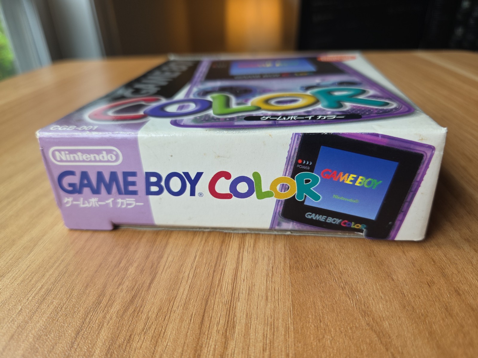 Nintendo Gameboy Color GBC Atomic Purple CGB-001 Handheld System Complete in Box