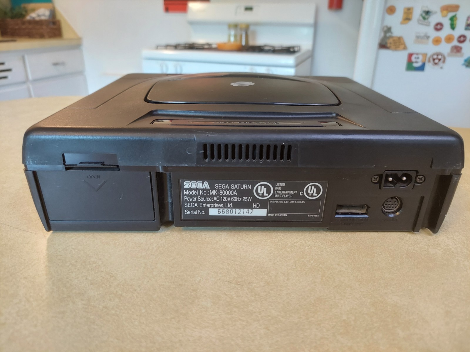 Sega Saturn Console Only Untested For Parts or Repair