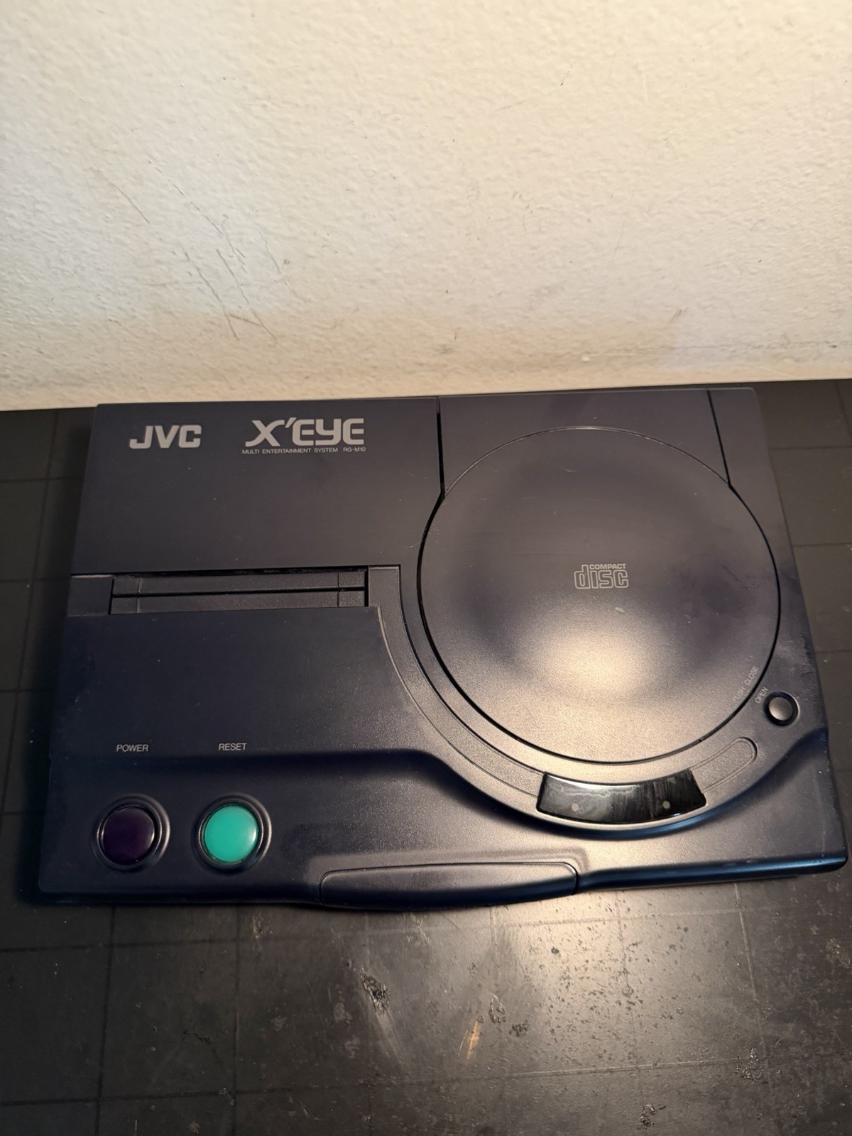 1994 JVC X’EYE RG-M10BU Sega Genesis + Sega CD Combo Console READ