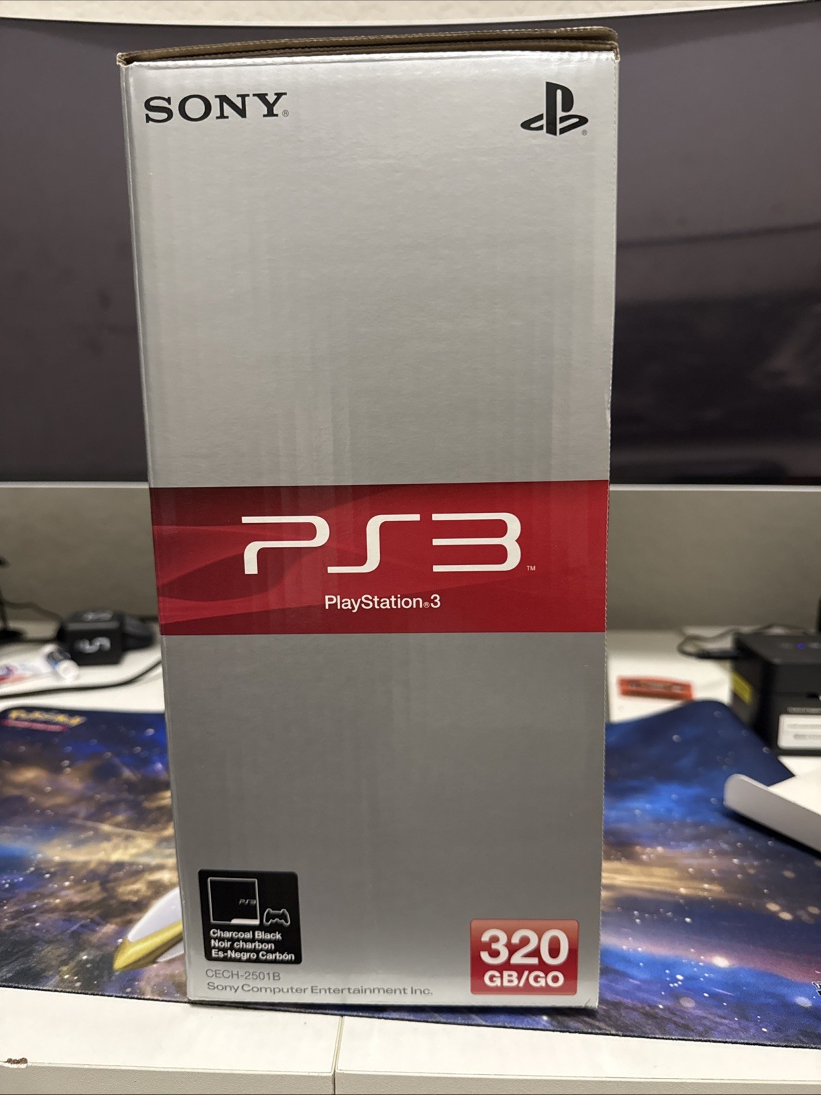 Sony Playstation 3 PS3 Slim Black Game Console 320GB NIB FACTORY SEALED
