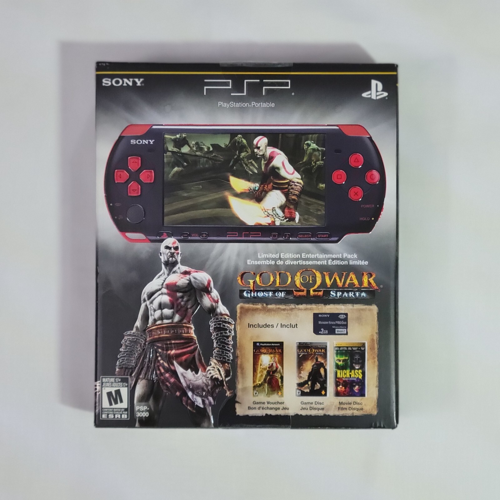 🔥 Sony PSP Limited Edition God of War – Ghost of Sparta Pack🔥 New & Sealed ✈️