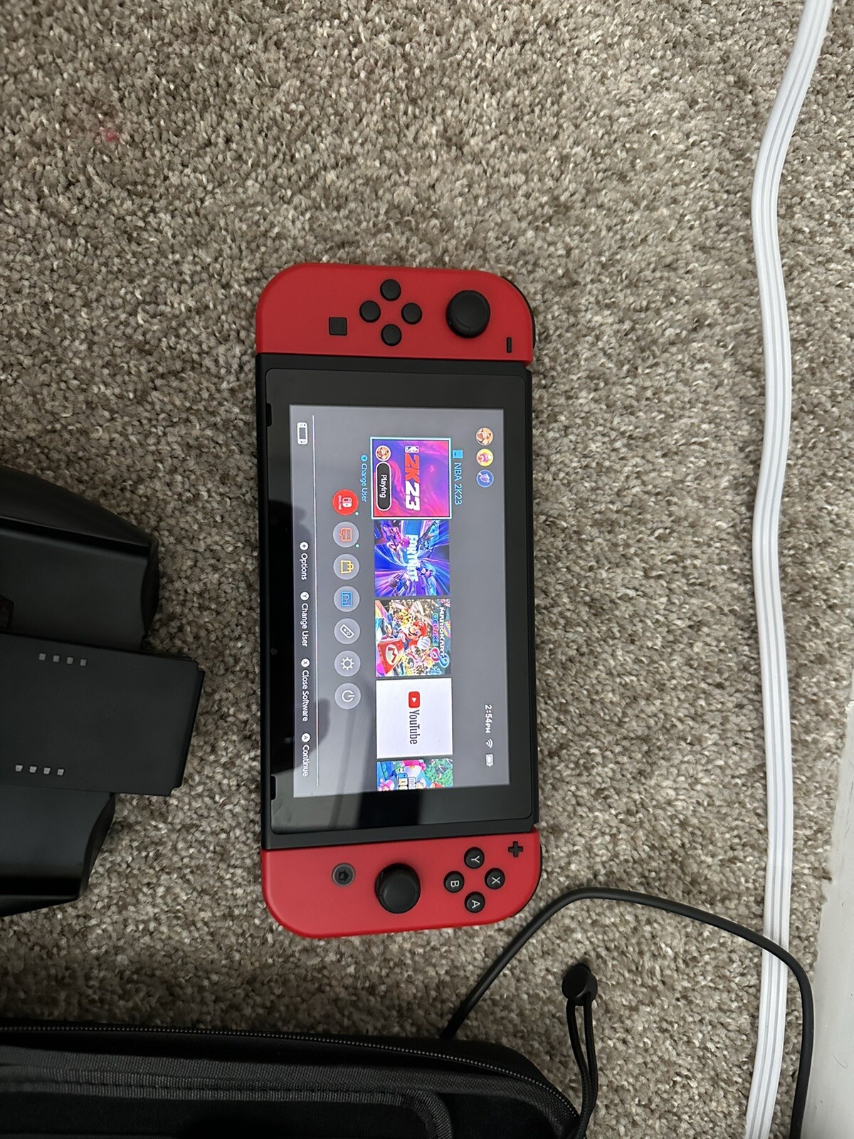 Nintendo Switch Mario Choose One Bundle 128GB Console – Black/Red