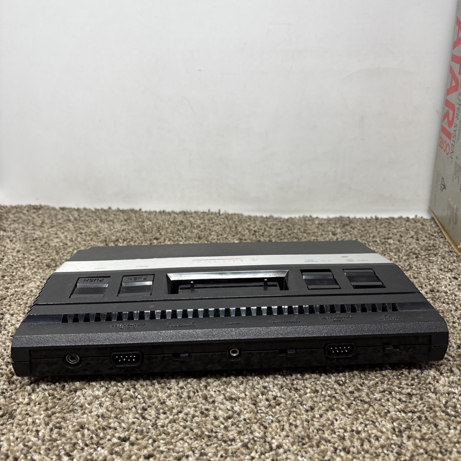 Atari 2600 JR Console In Box Tested With Matching Serial Number Tested READ