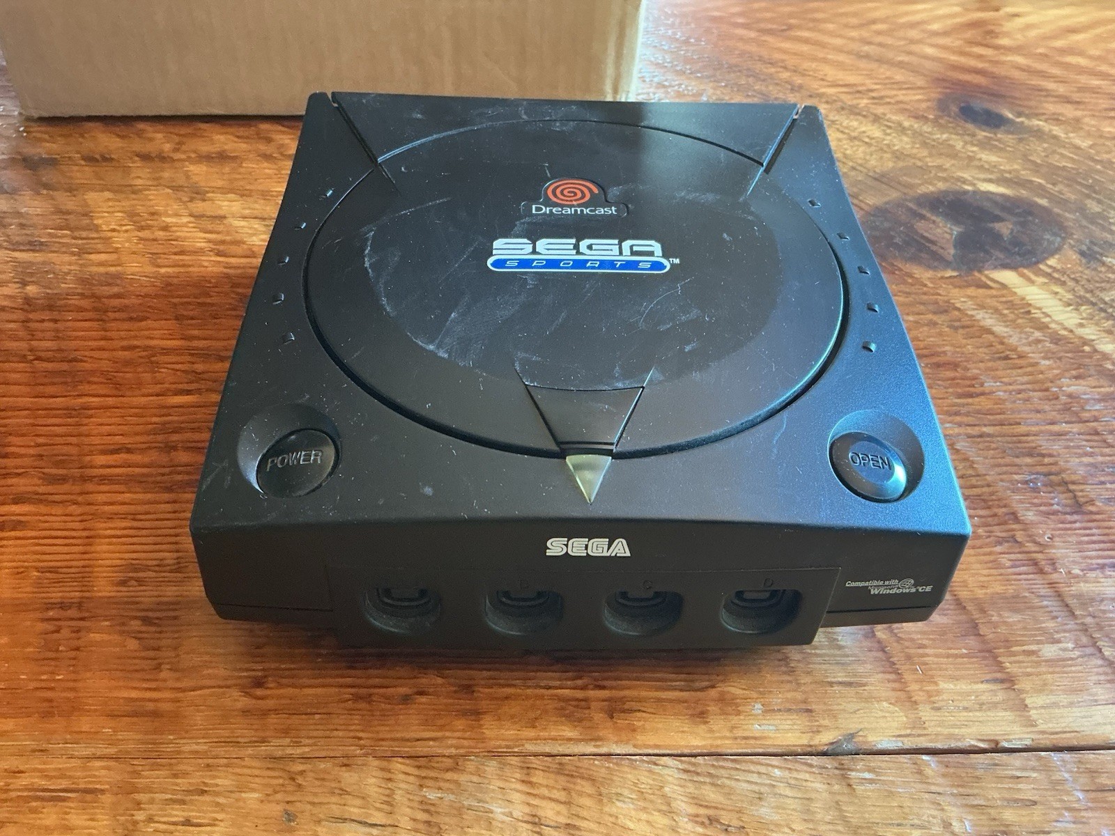 Sega Dreamcast Black Sports Console Only – W/ Power Cord Tested And Working