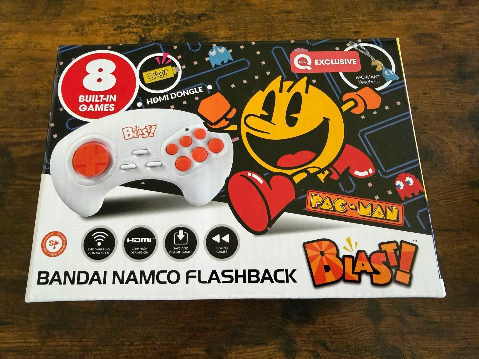 Bandai Namco Flashback Blast HDMI Wireless Controller QVC Exclusive OPEN BOX