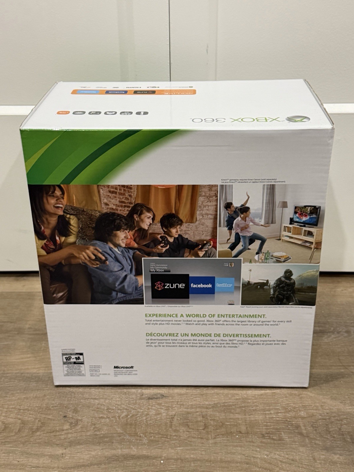 Microsoft Xbox 360 Slim S 250GB Console -New in Sealed Box- VGA Gradeable