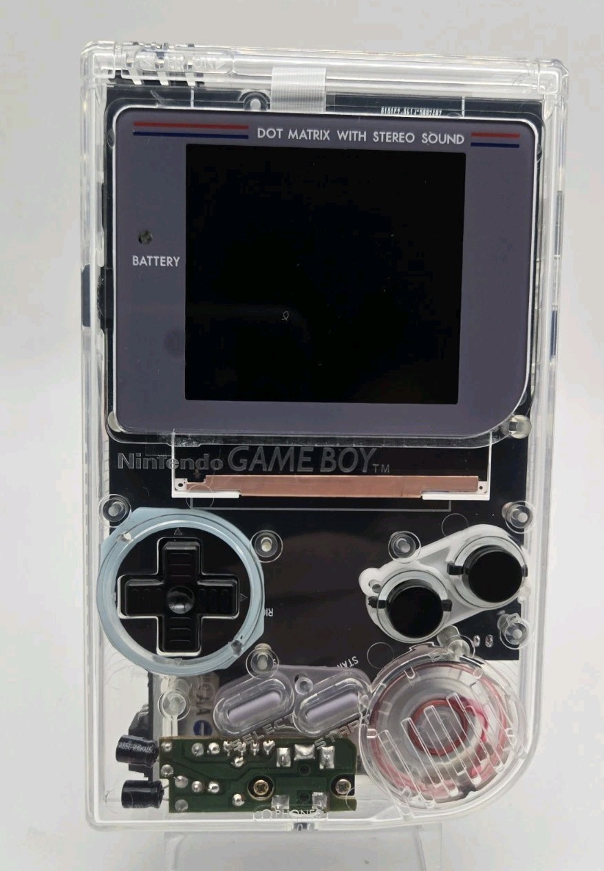 Restored Nintendo DMG GameBoy – New Shell – Laminated IPS Screen – New PCB Board