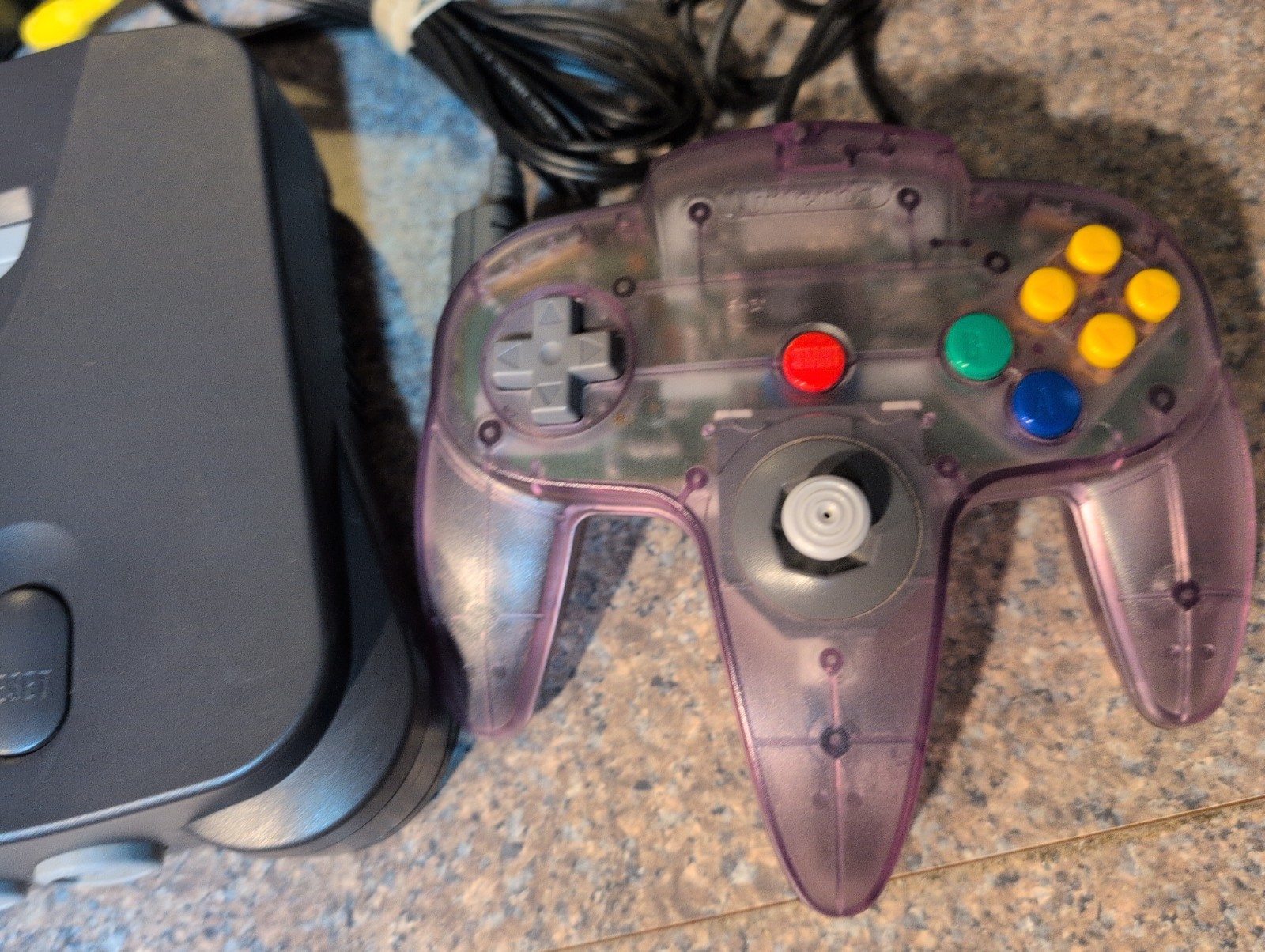 Nintendo 64 N64 Console Tested w/ OEM Controller Extra Controller Memory Card