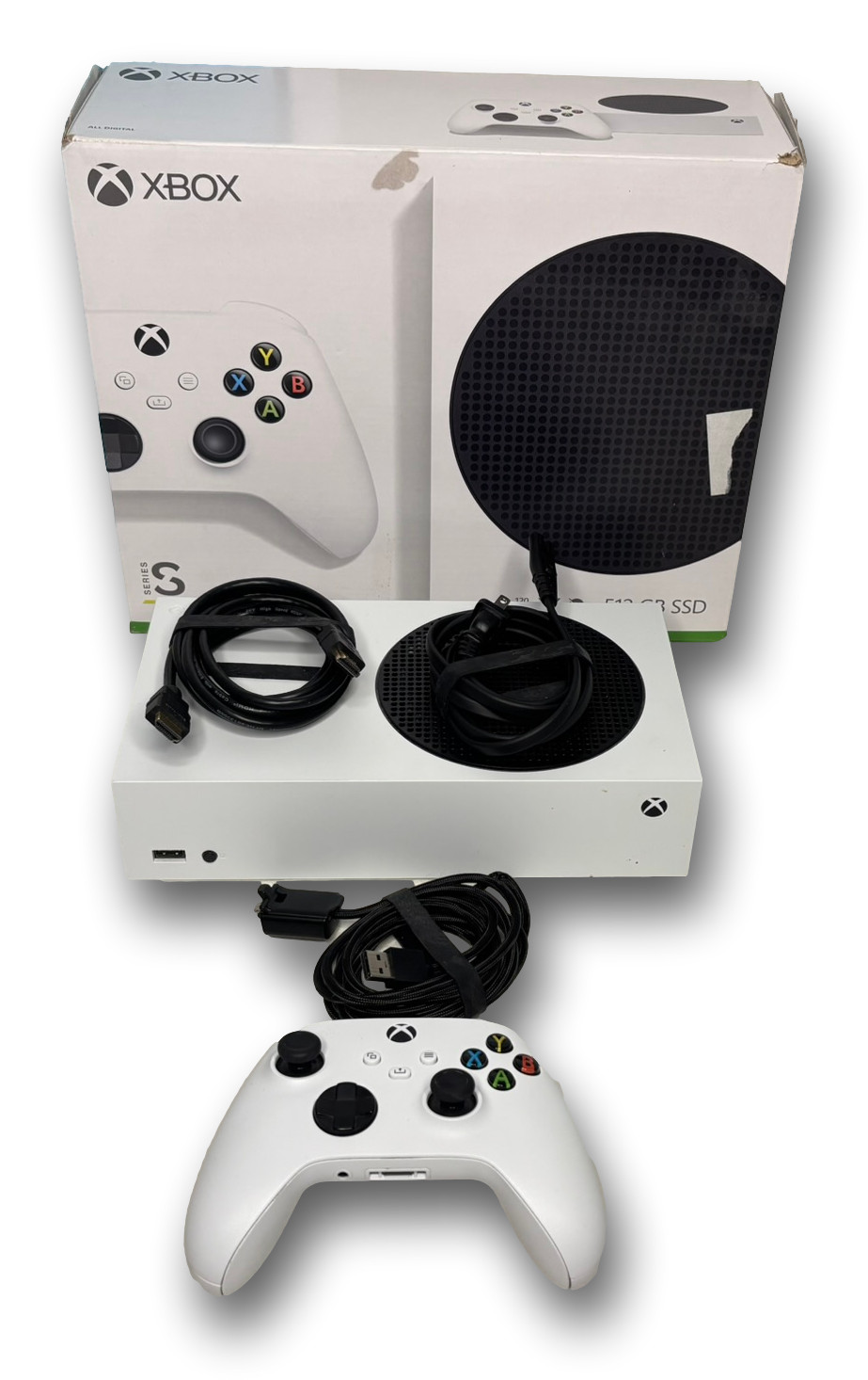 Microsoft Xbox Series S 512GB Game Console Bundle WiFi & White Controller w/ Box