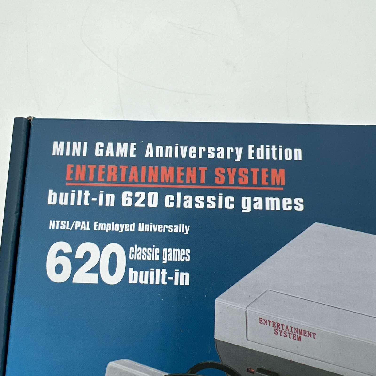 MINI GAME ANNIVERSARY EDITION ENTERTAINMENT SYSTEM 620 BUILT-IN CLASSIC GAMES