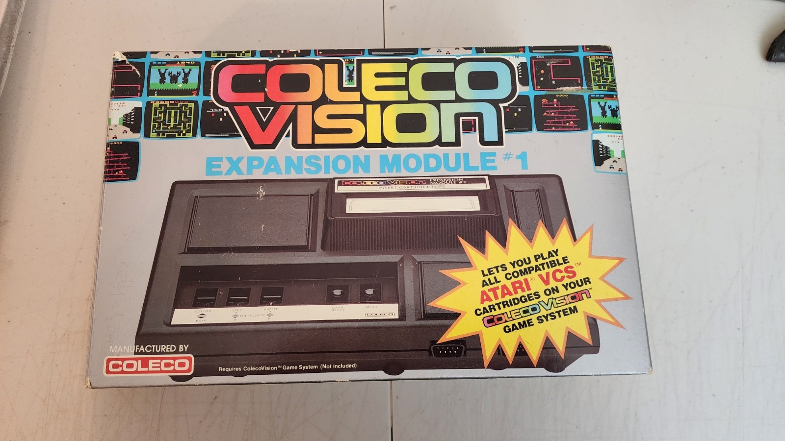 ColecoVision Console 1982 Complete in Box with the Coleco Vision Expansion Pack!