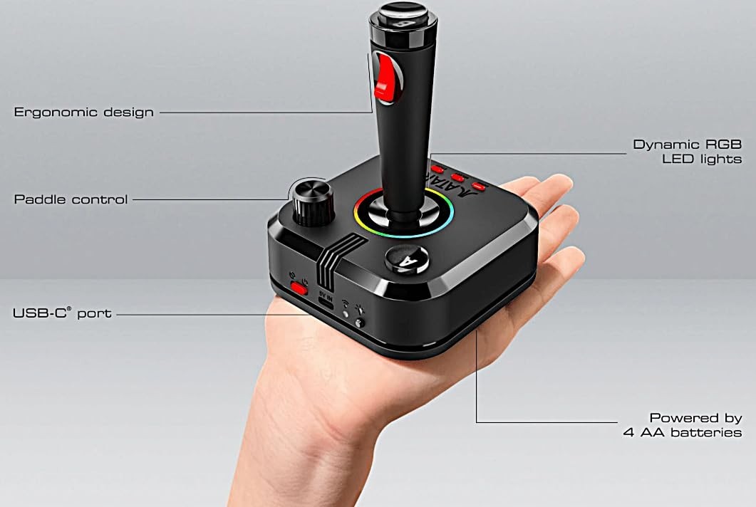 Atari Game Station Pro: 200+ Classic Games, Wireless Joysticks & HDMI Support