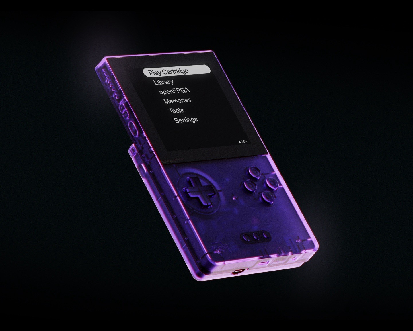Analogue Pocket Transparent Purple BRAND NEW STILL SEALED
