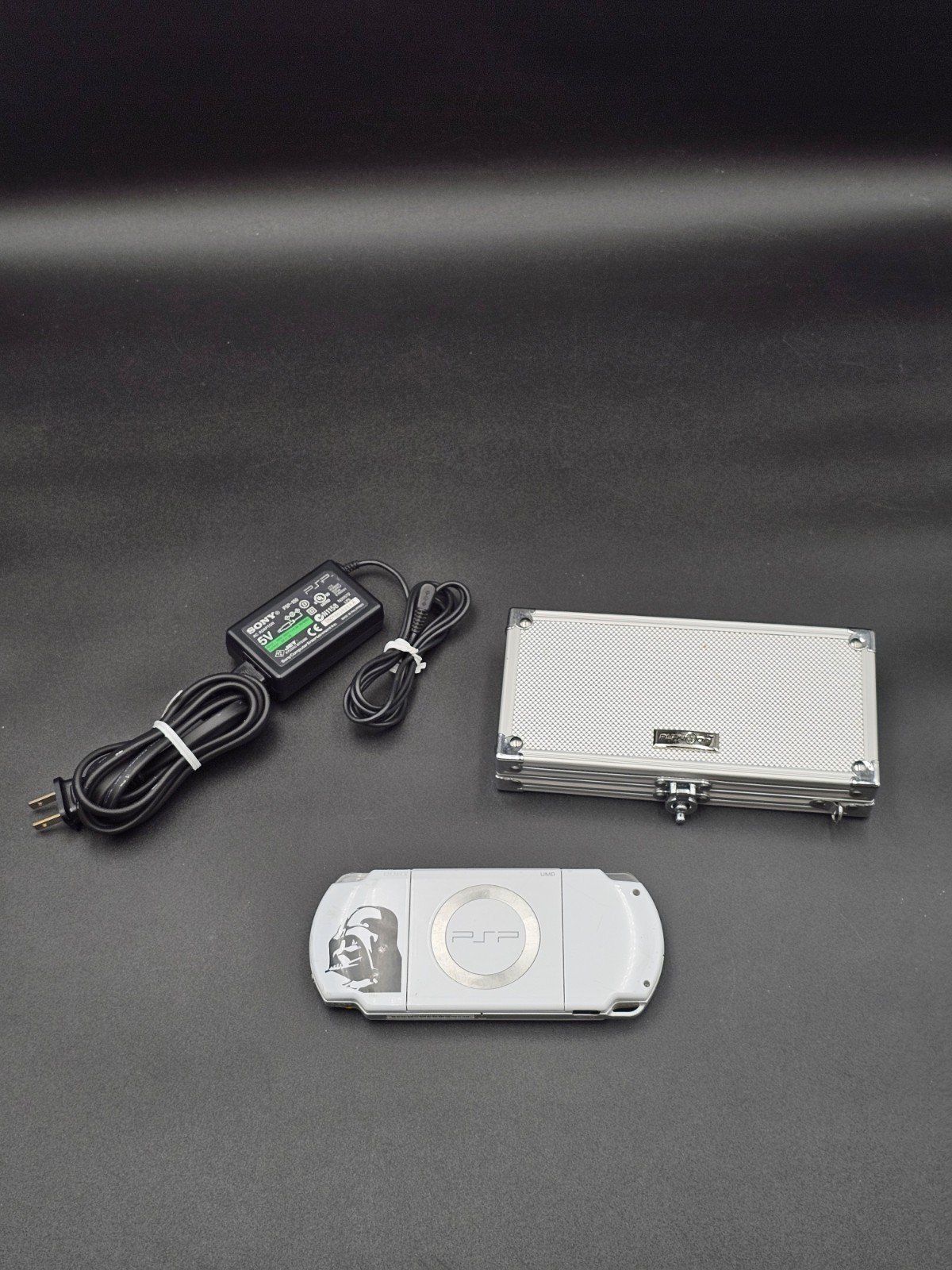 Sony PSP 2001 Playstation Portable White Console Starwars Darth Vader Limited Ed
