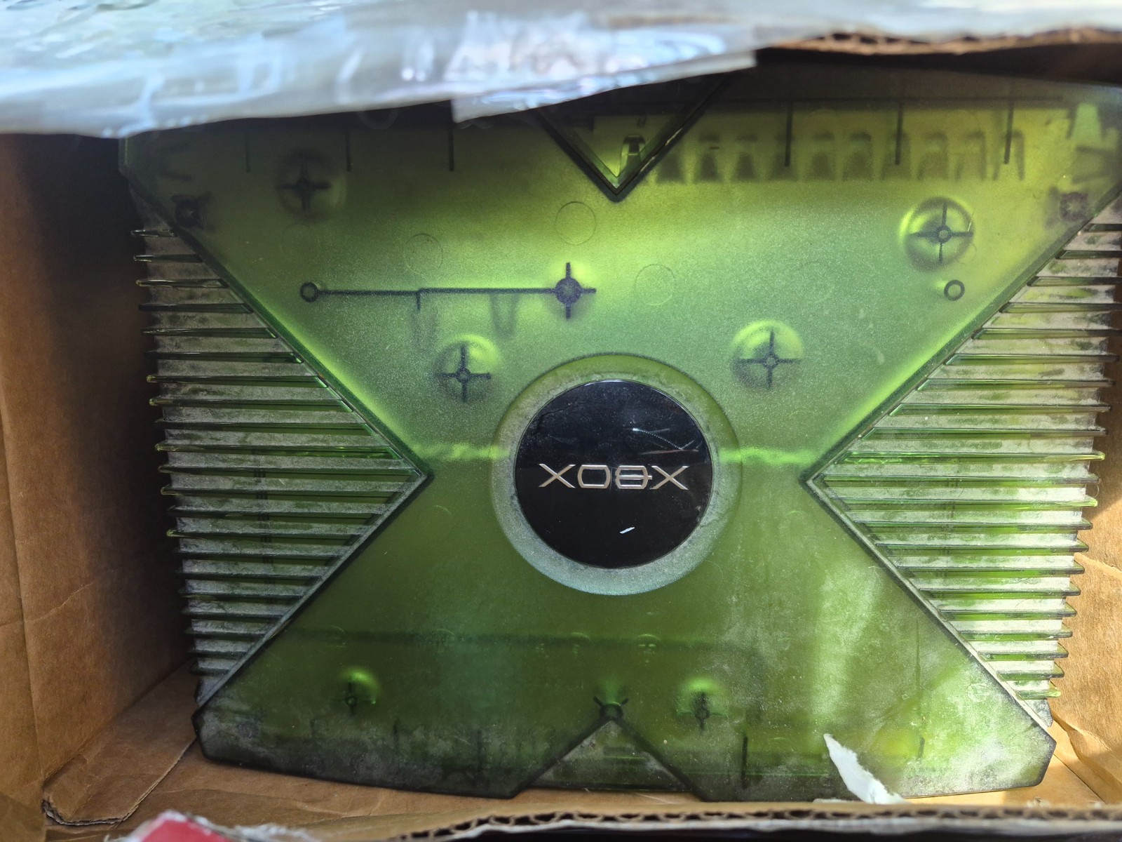 Original Xbox Halo Special Edition Green – Console Only – Rare Clean
