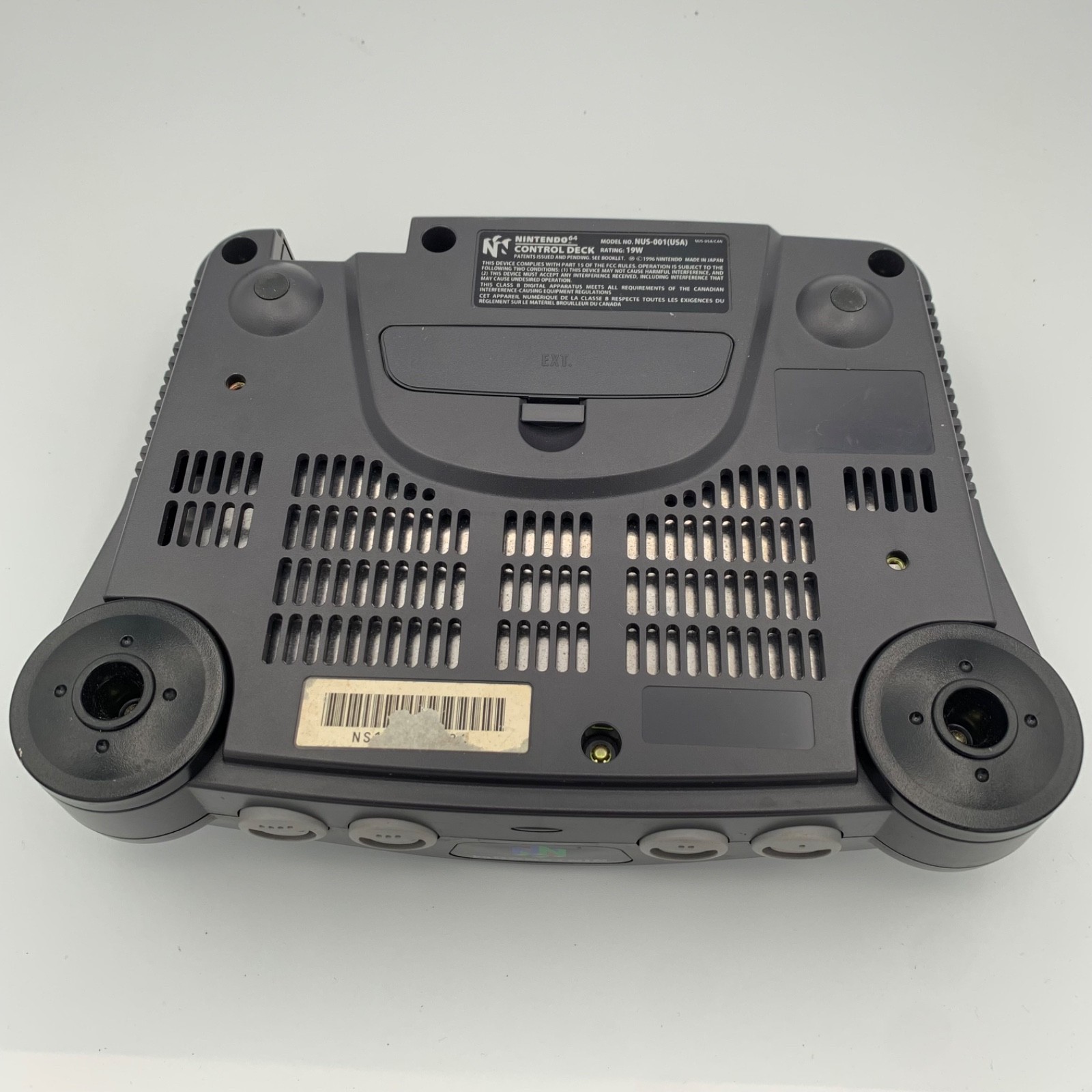 NINTENDO 64 CHARCOAL NUS-001: TESTED / WORKING