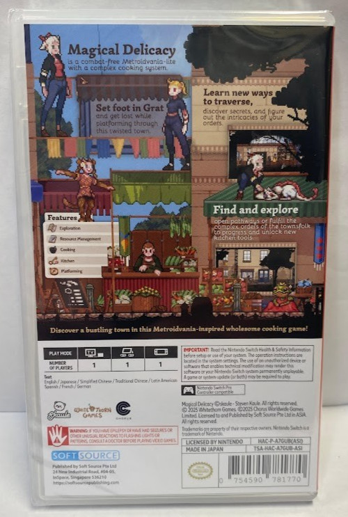 Magical Delicacy (Multi-Language) Switch New Sealed Game Special [2025 Platform]