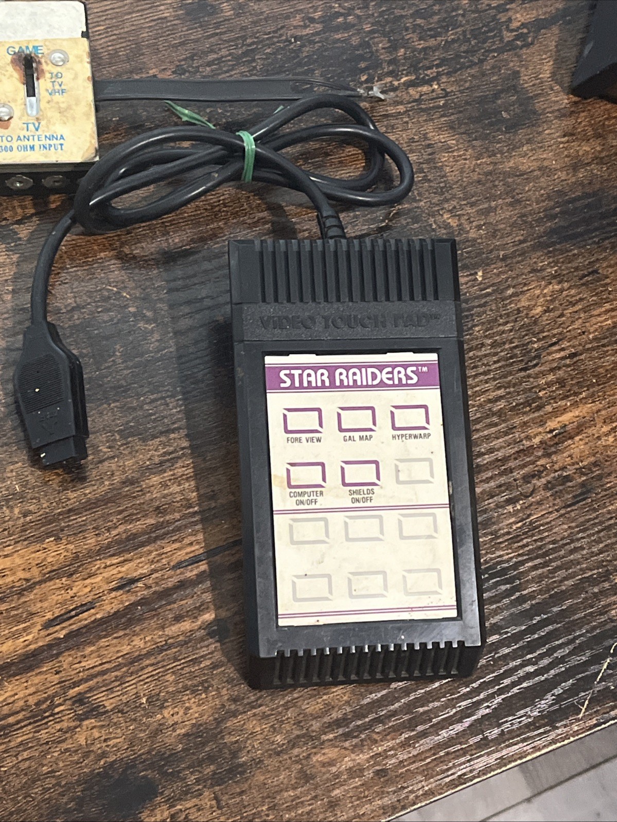 Atari CX-2600A 1980 Video Computer System CONSOLE ONLY Black/Brown UNTESTED