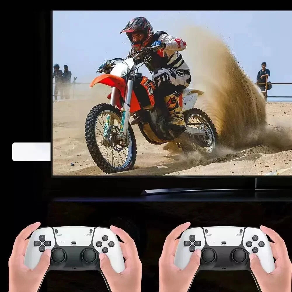 M15 4K HD Retro Game Stick Console 64GB 128GB 256GB 2 Wireless Controllers