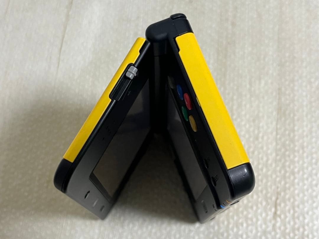 New Nintendo 3DS Black Console Style Japanese Ver Yellow Kisekae face Plate Set