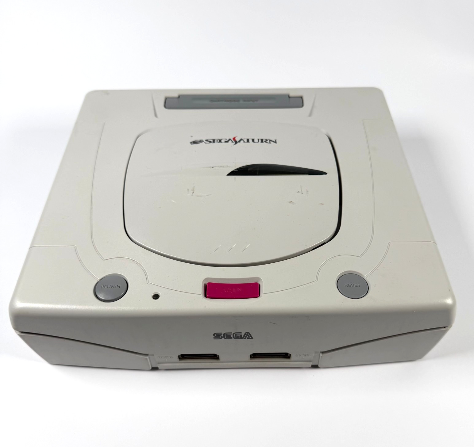 Sega Saturn Console HST-3220 (Japanese – White) Tested w/ Cords Only *US Seller*