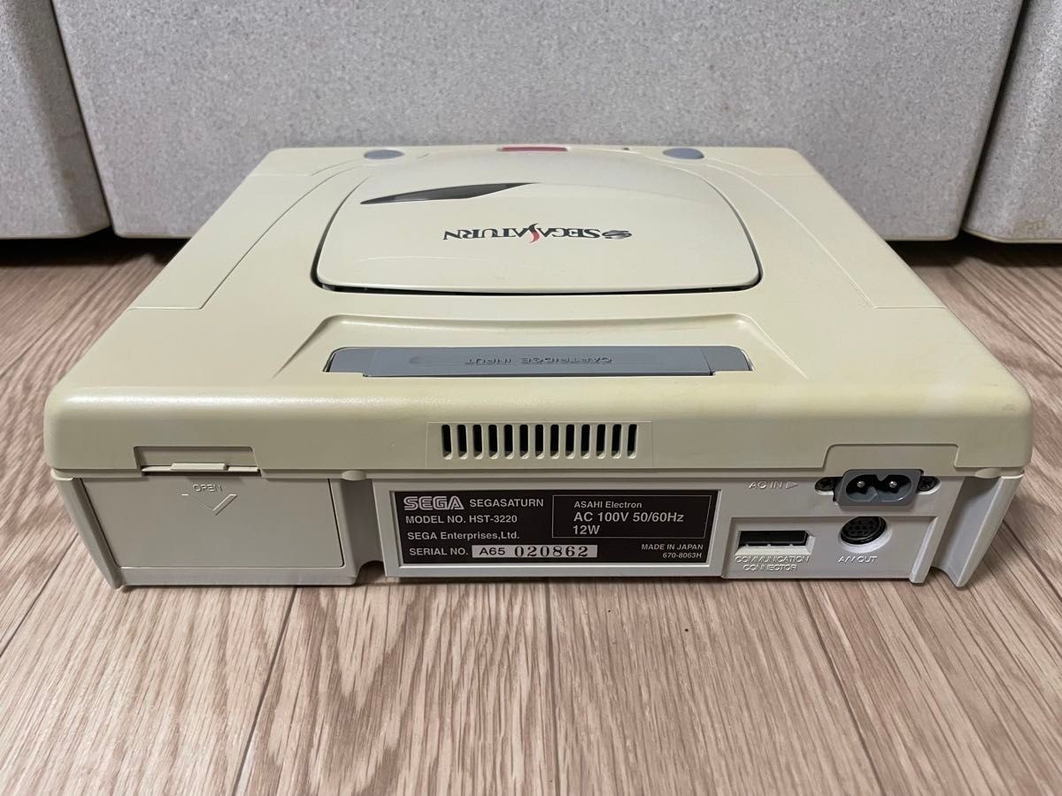 Sega Saturn Console White HST-3220 Japanese Version tested