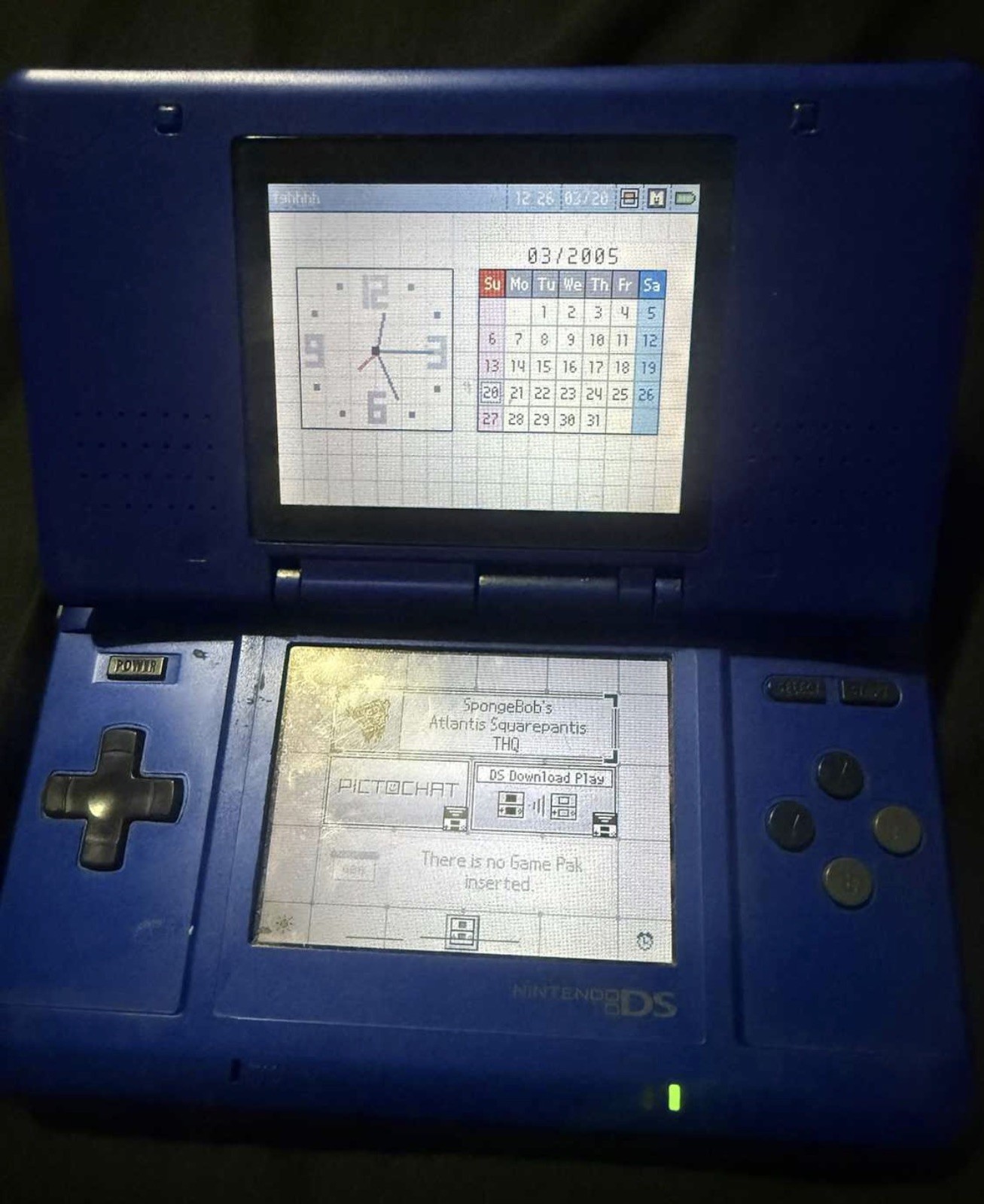 Nintendo DS Fat/Original NTR-001 Red – Tested – No Charger – Has Some Wear