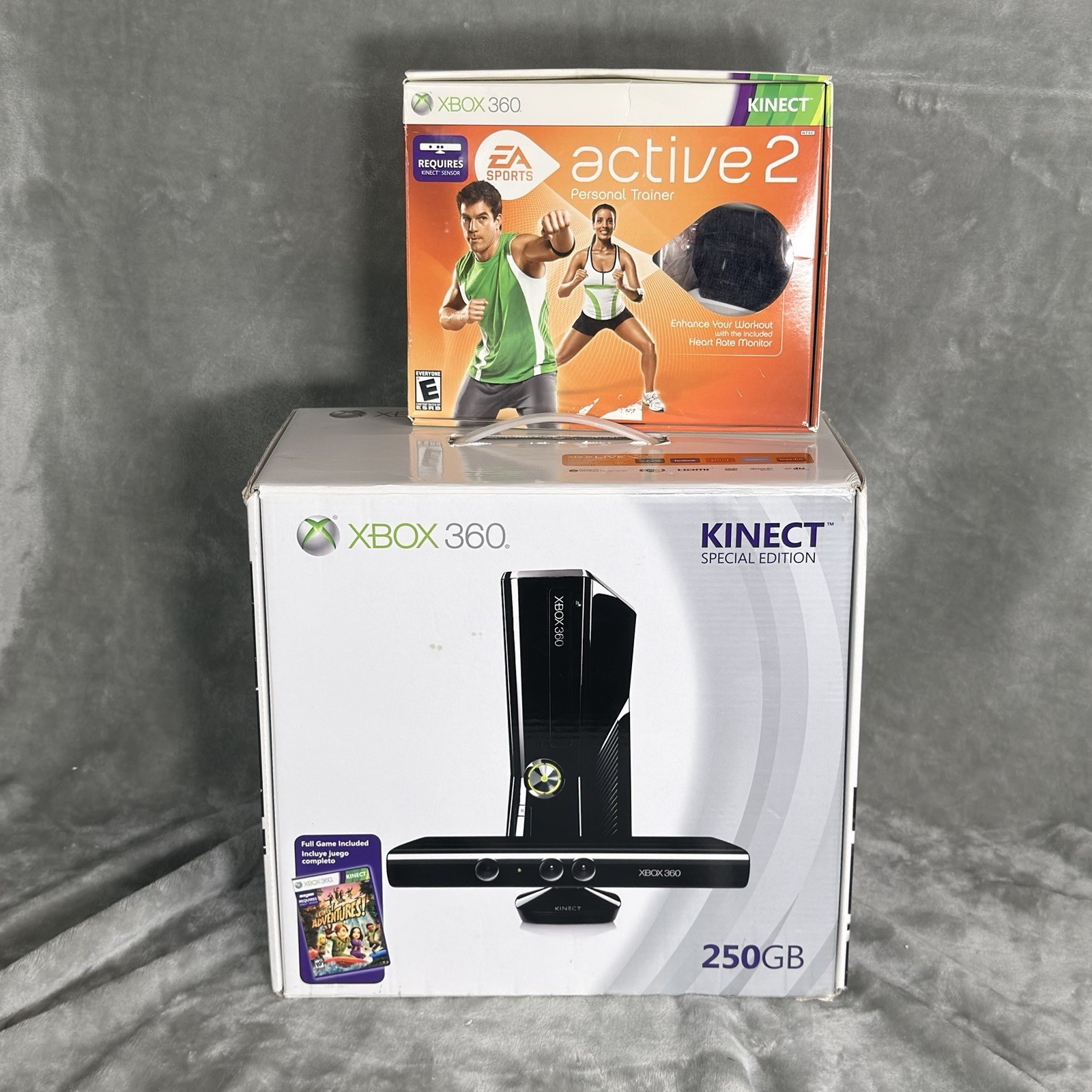 Vintage XBOX 360 Kinect Bundle Console Game 2000s Retro