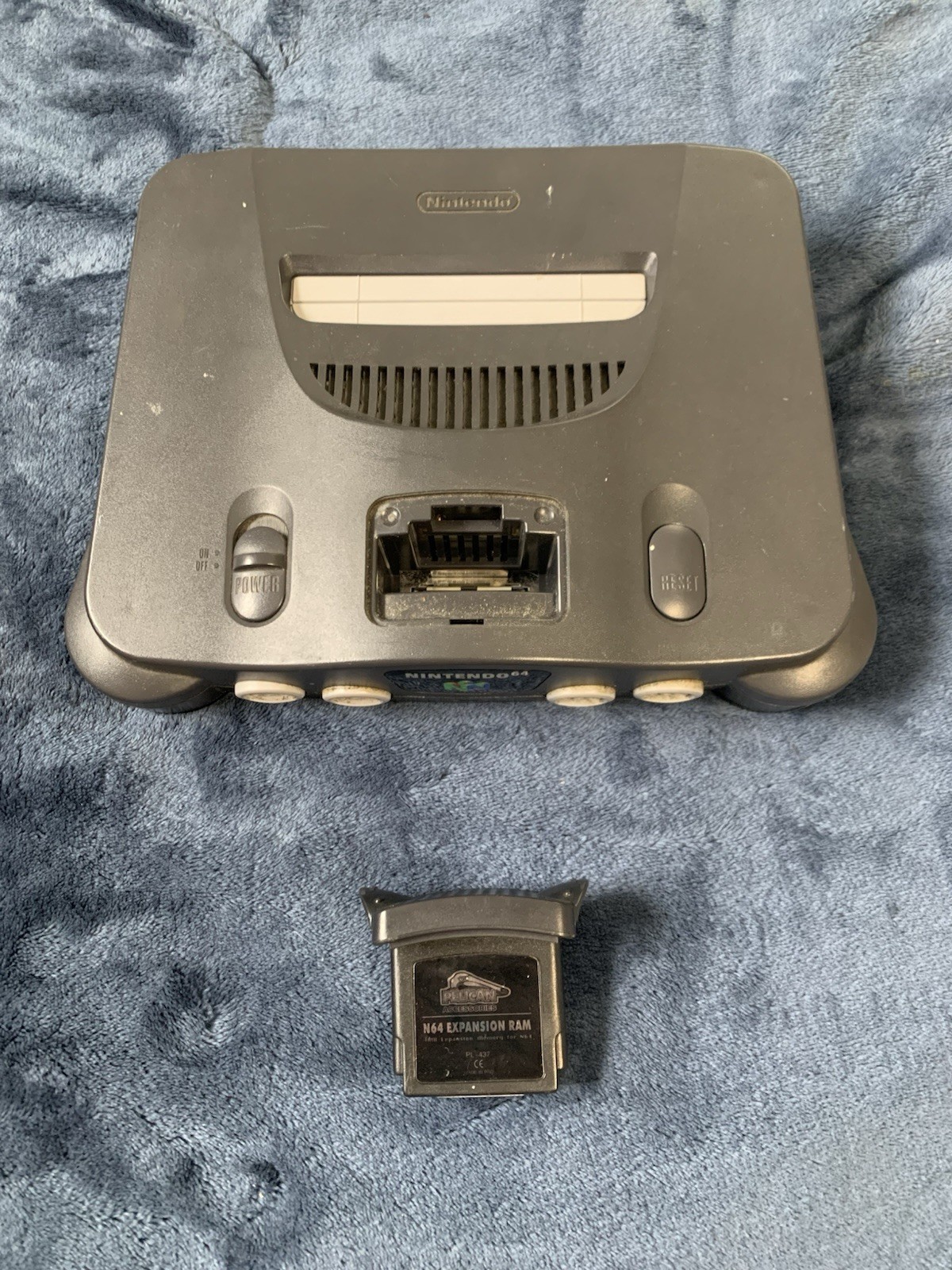 Nintendo 64 System – Home Console – Charcoal Gray (Cords Included)