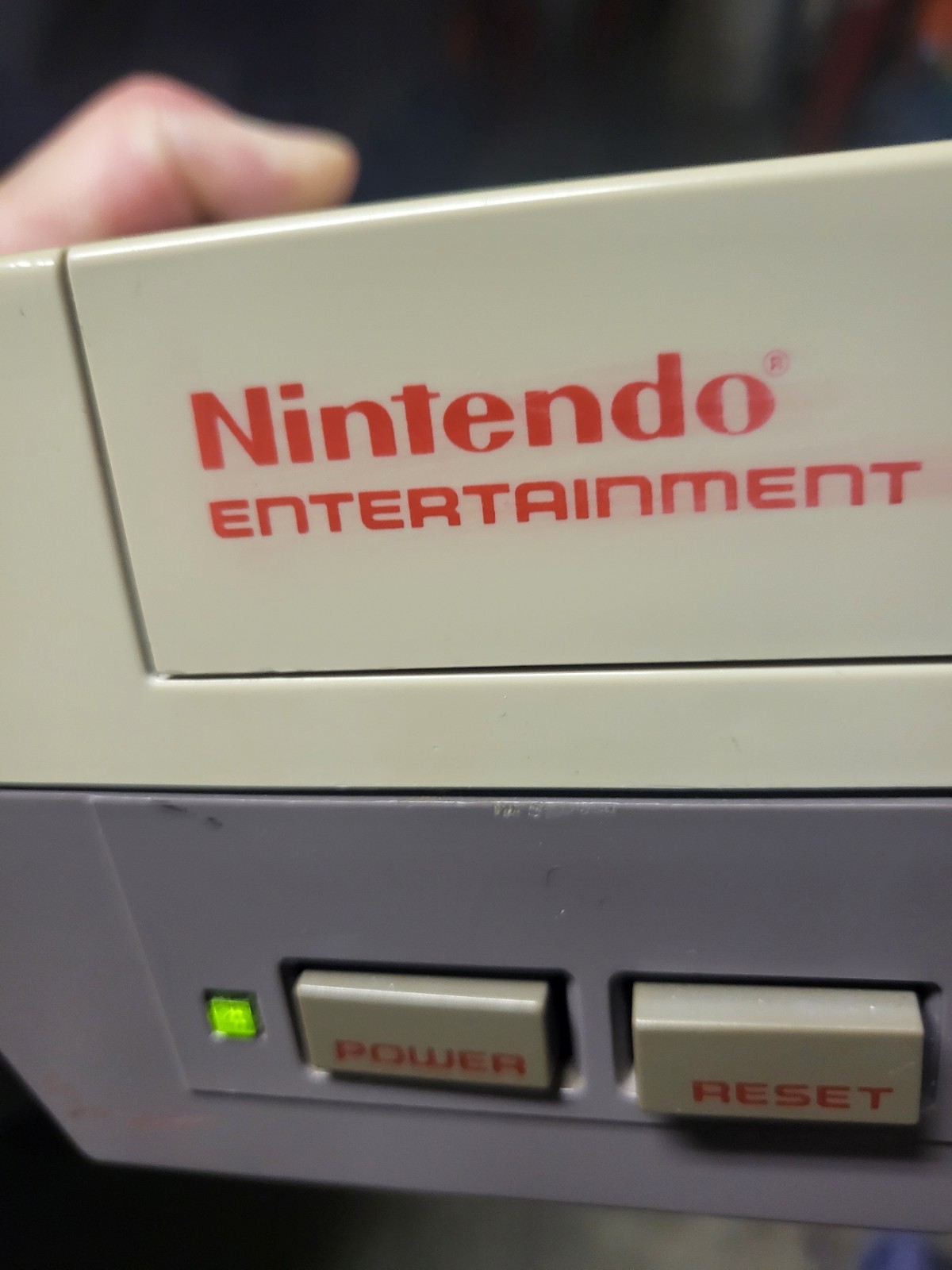 Original NES Nintendo System Console – New 72 Pin, Green Power Light WORKS!