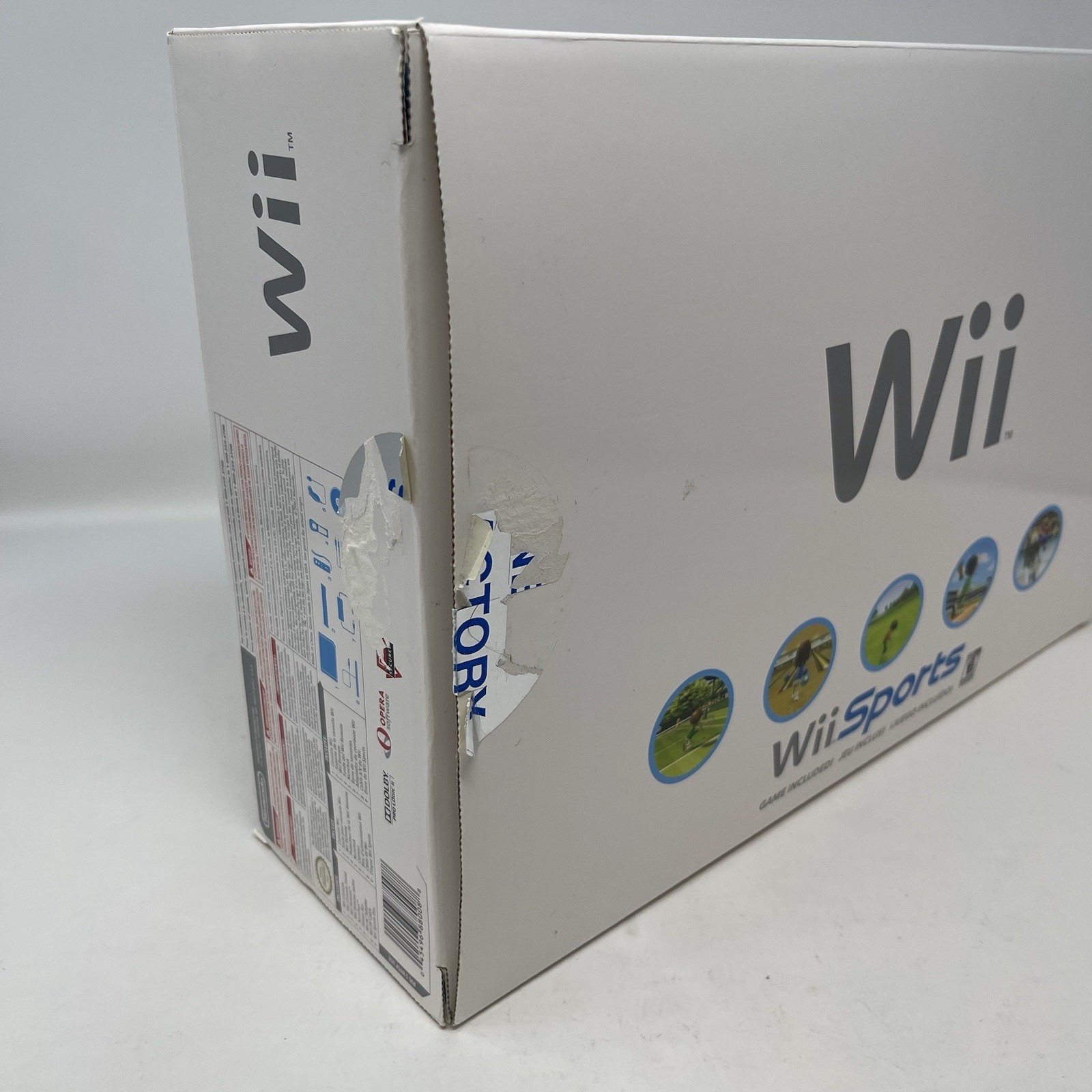 New! Unused, NOT Sealed! Nintendo Wii Console White + Wii Sports RVL-001 (USA)