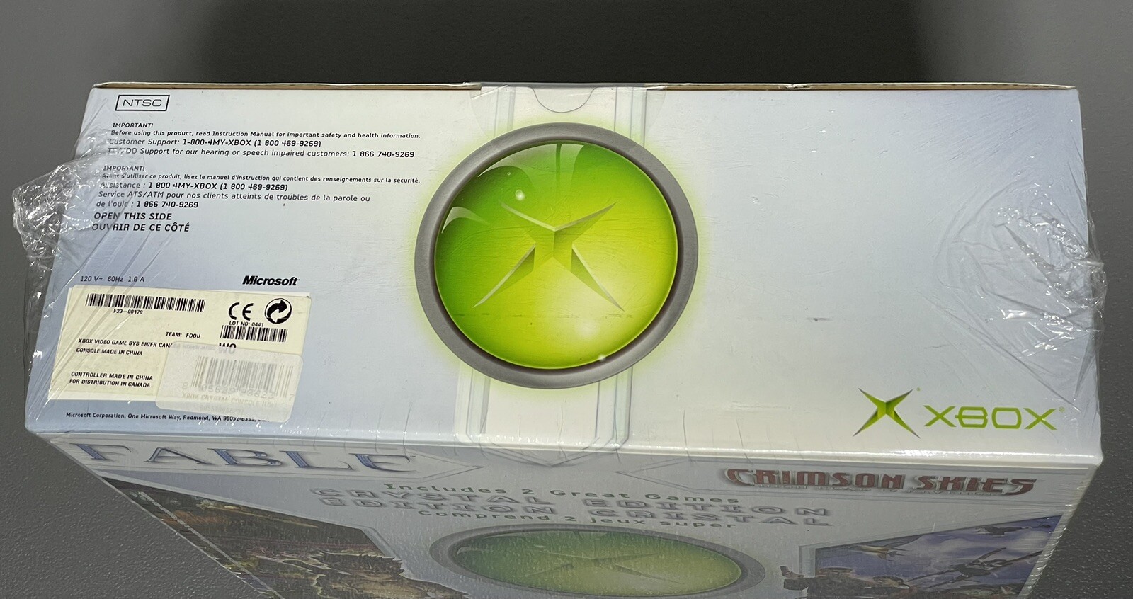 Microsoft Xbox Crystal Limited Edition (Canada Exclusive) – BRAND NEW / SEALED!!