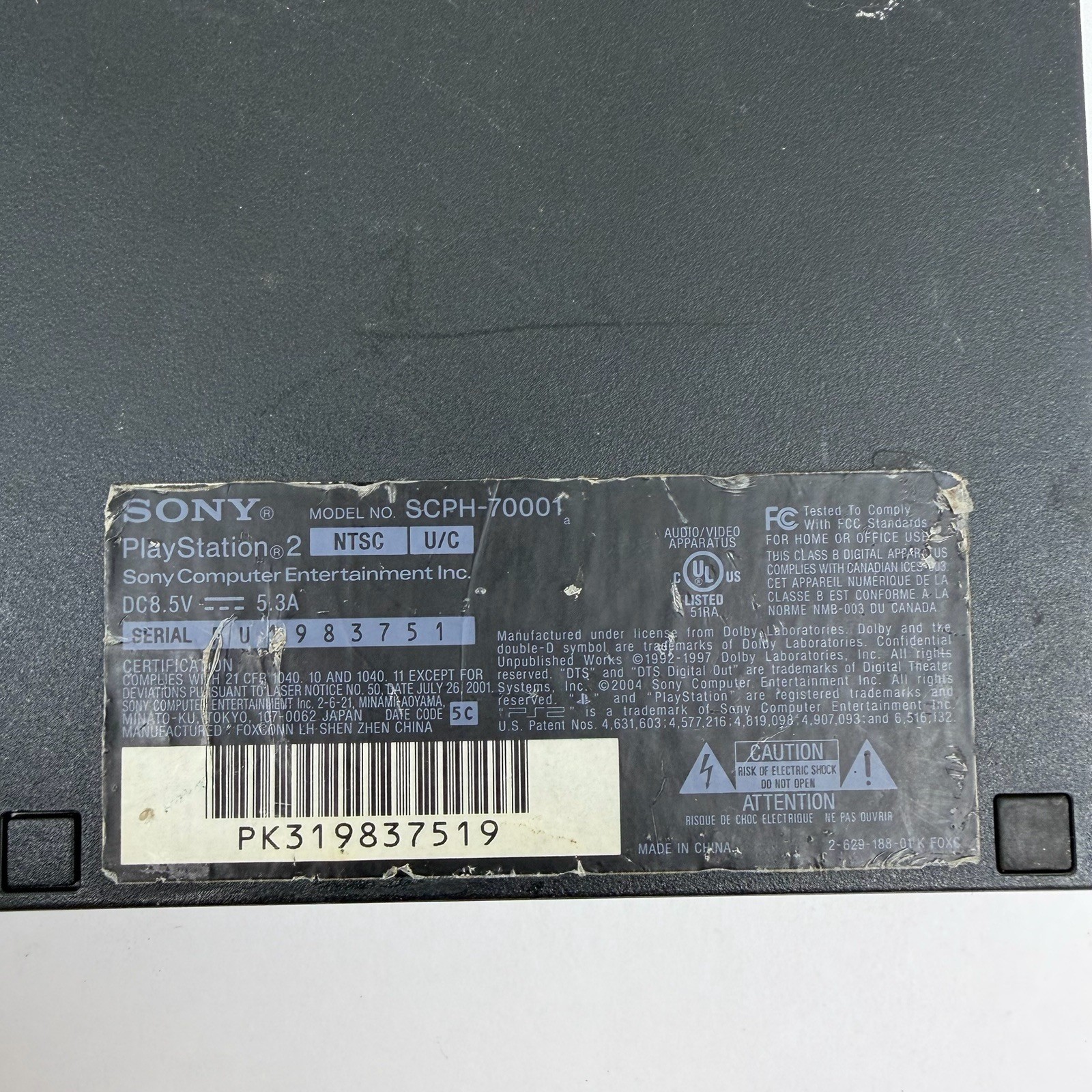 Sony PlayStation 2 Slim SCPH-70001 Tested And Working
