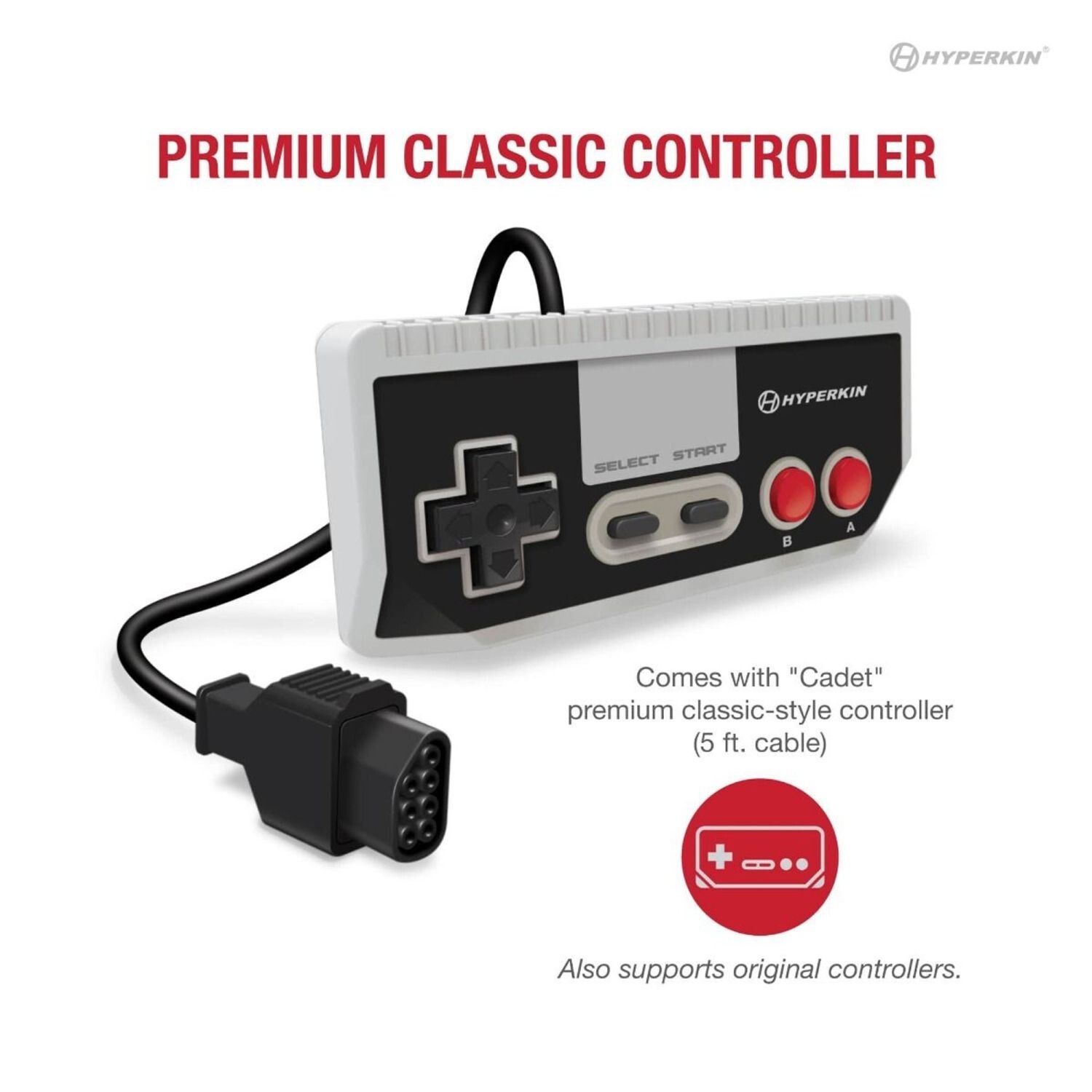 Retron 1 AV Gaming System Black/Red for Nintendo NES Games